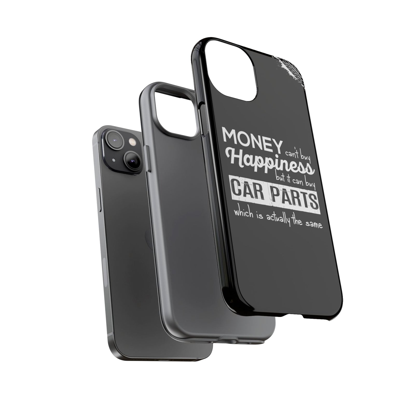 More Car Parts Equals Happiness Tough Phone Case | Car Enthusiast Gift