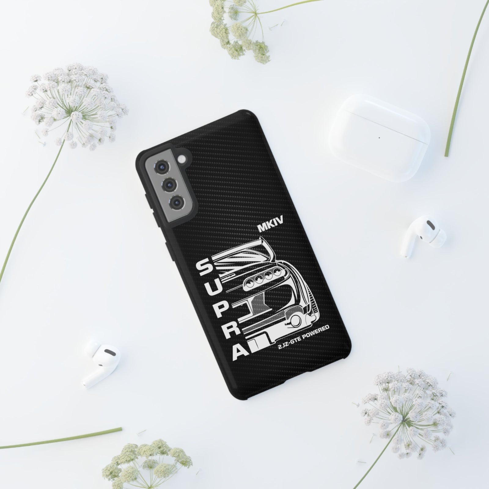 JDM Back View Tough Phone Case - Samsung Galaxy S21 Plus, glossy, lifestyle photo