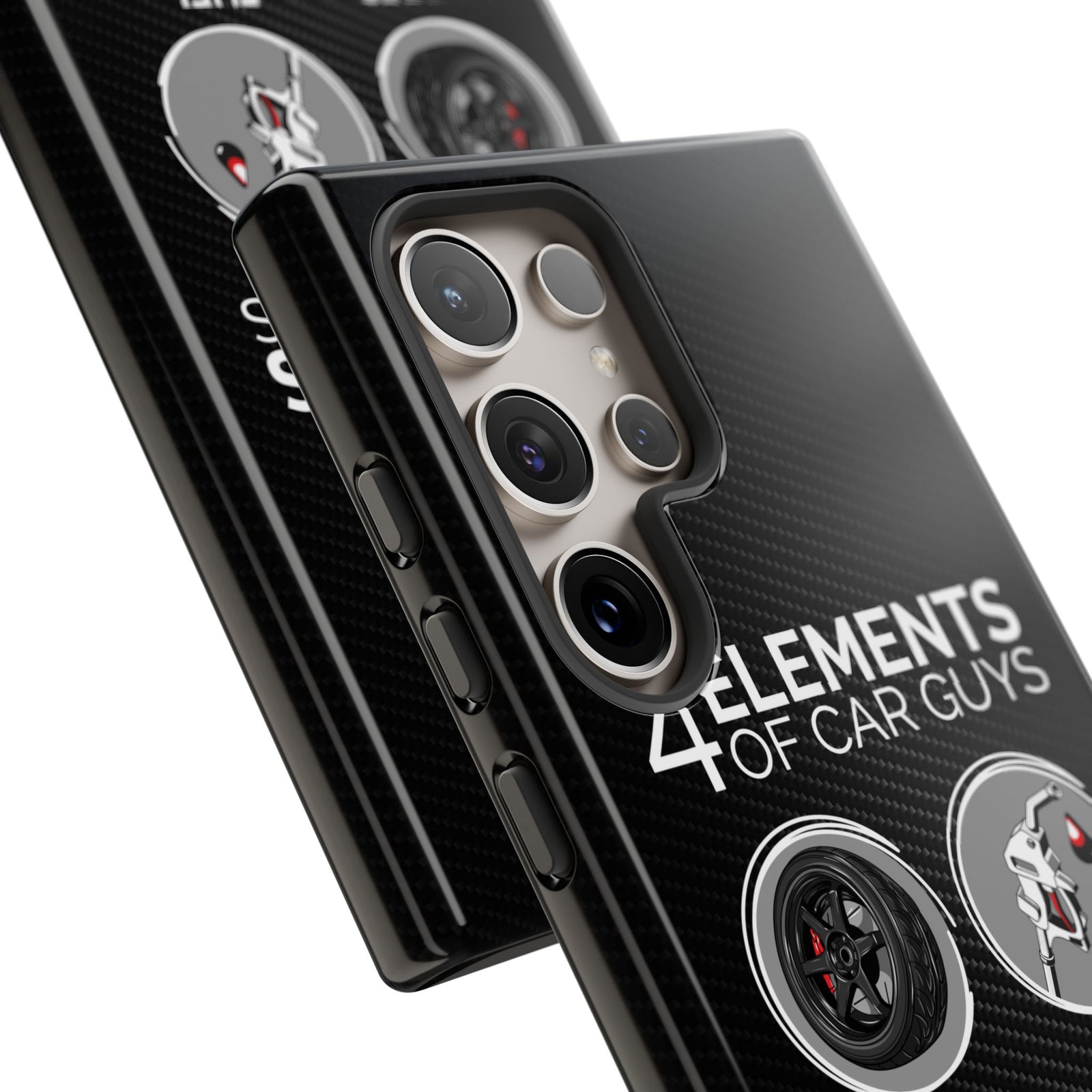 The 4 Elements of Car Guys Tough Phone Case | Funny Car Lover Gift