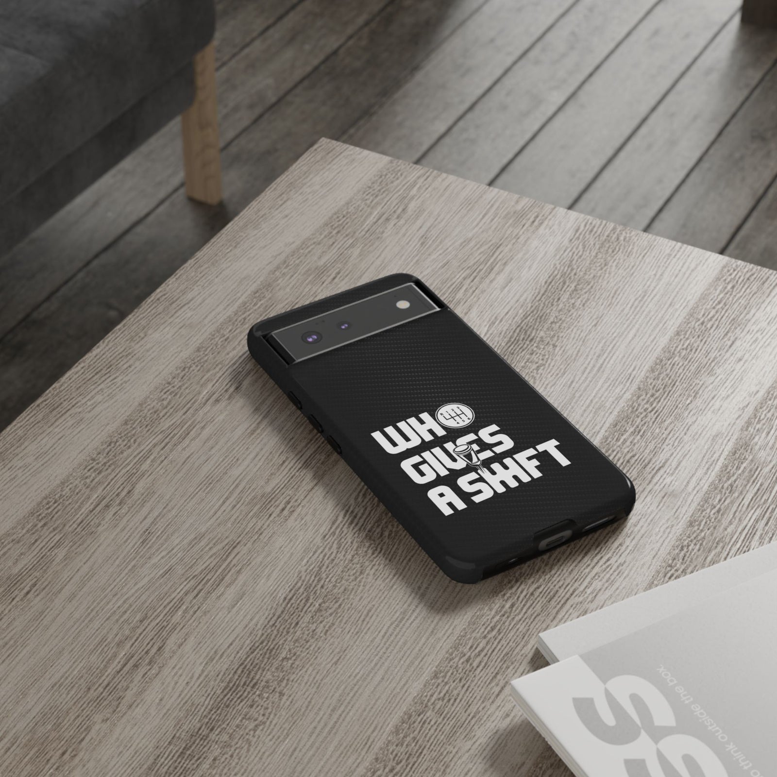 Who Gives a Shift Car Tough Phone Case | Funny Car Guy Gift