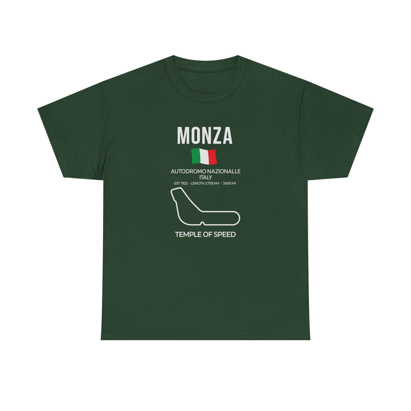 Monza Race Track T-Shirt shirt color variant - car guy gift