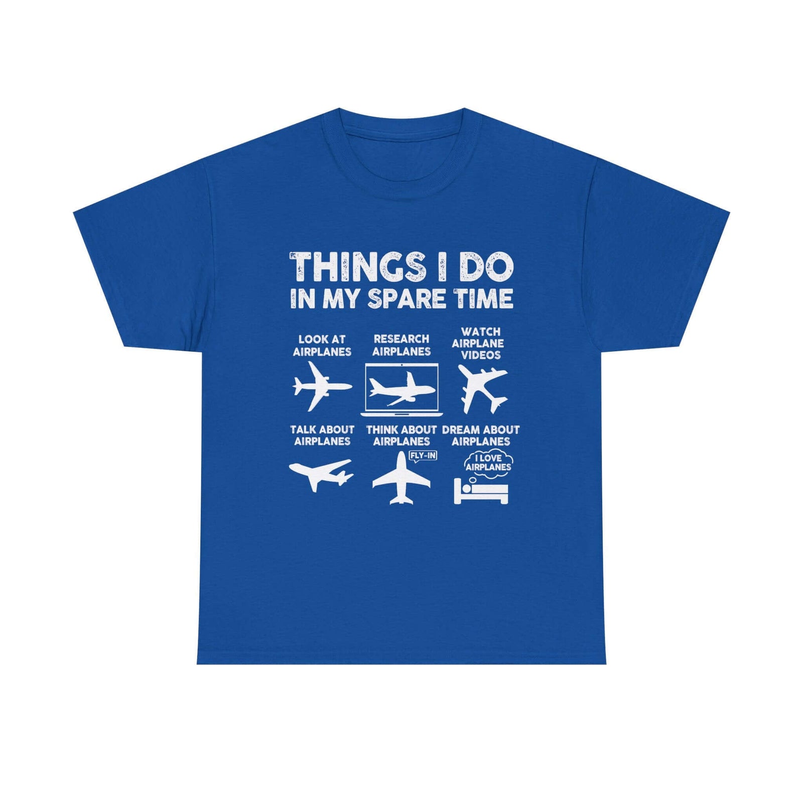 Things I Do in My Spare Time Aviation t-shirt - funny pilot gift