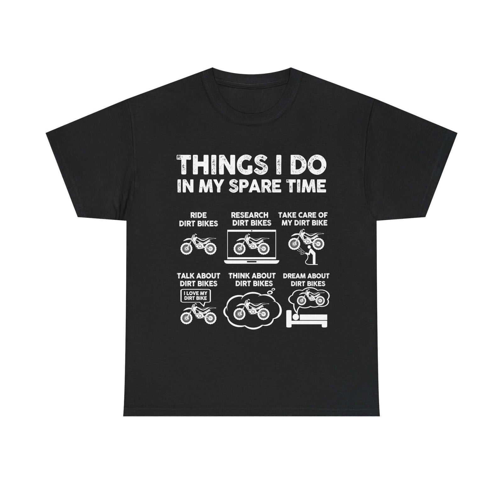 Things I Do in My Spare Time Dirt Bike T-Shirt t-shirt lifestyle - car guy present