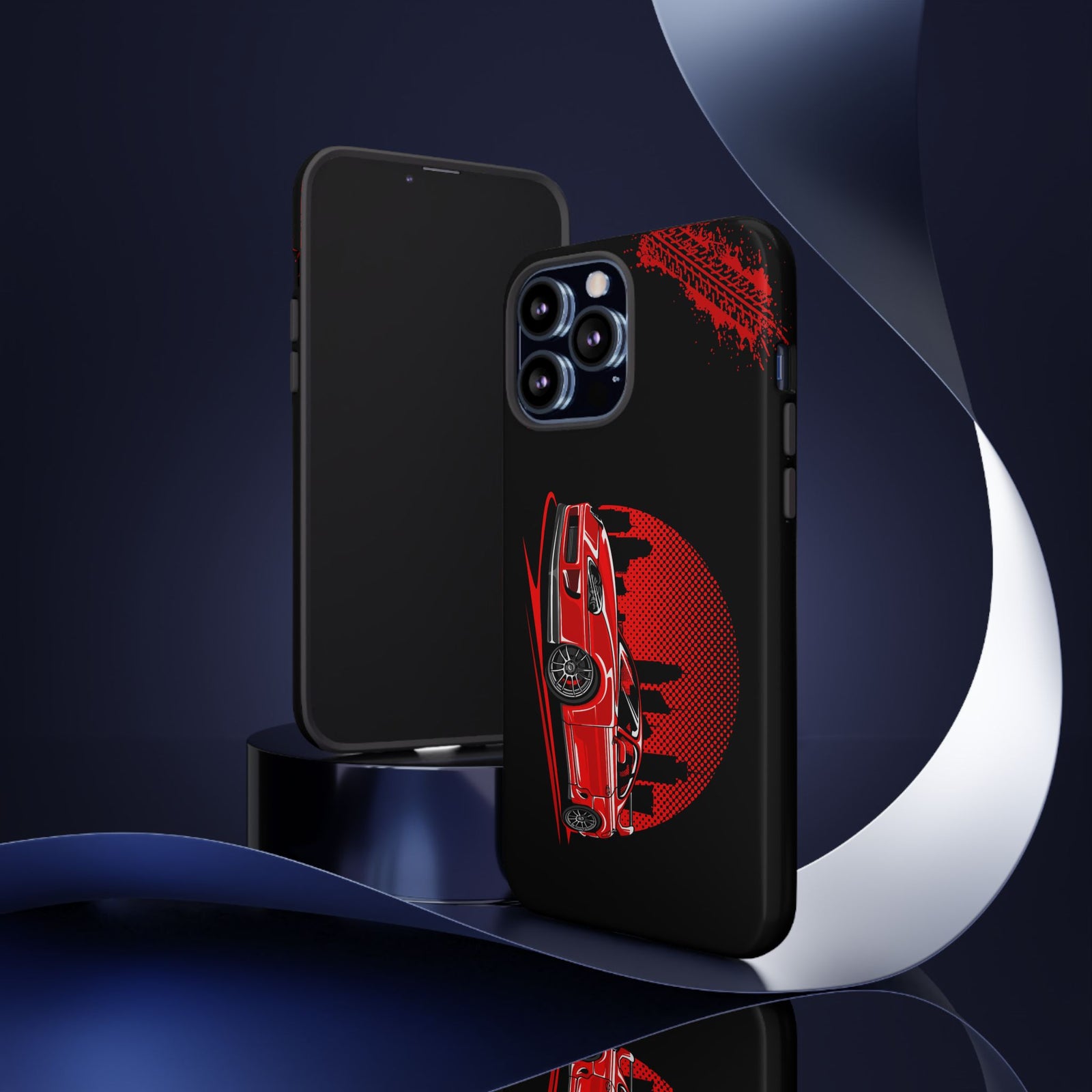 MKIV A80 Supra 2JZ Red City Tough Phone Case | JDM Car Guy Gift