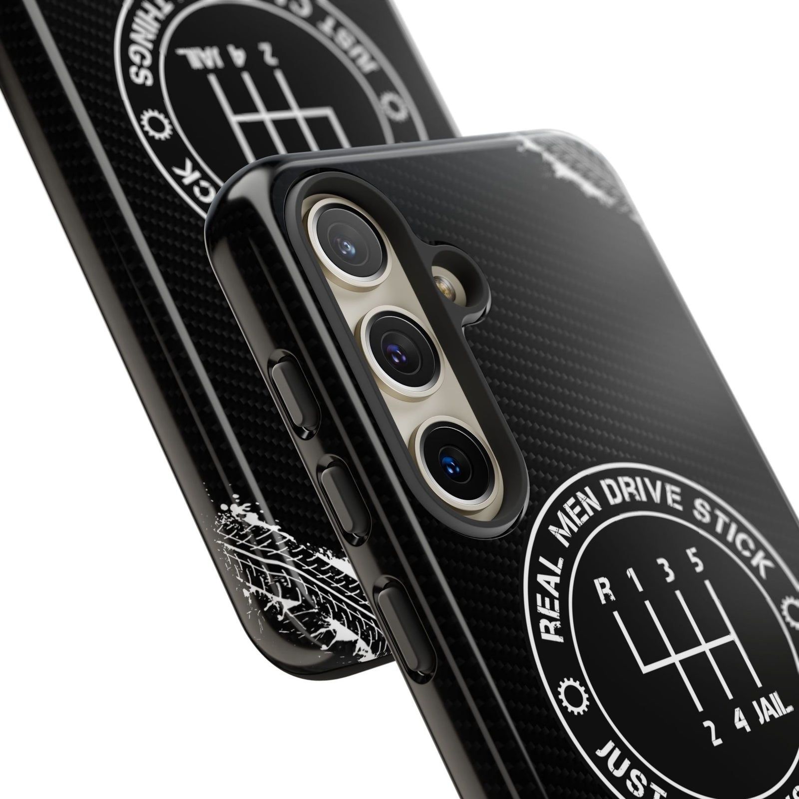 Real Men Drive Stick Manual Transmission Tough Phone Case | Car Guy Gift