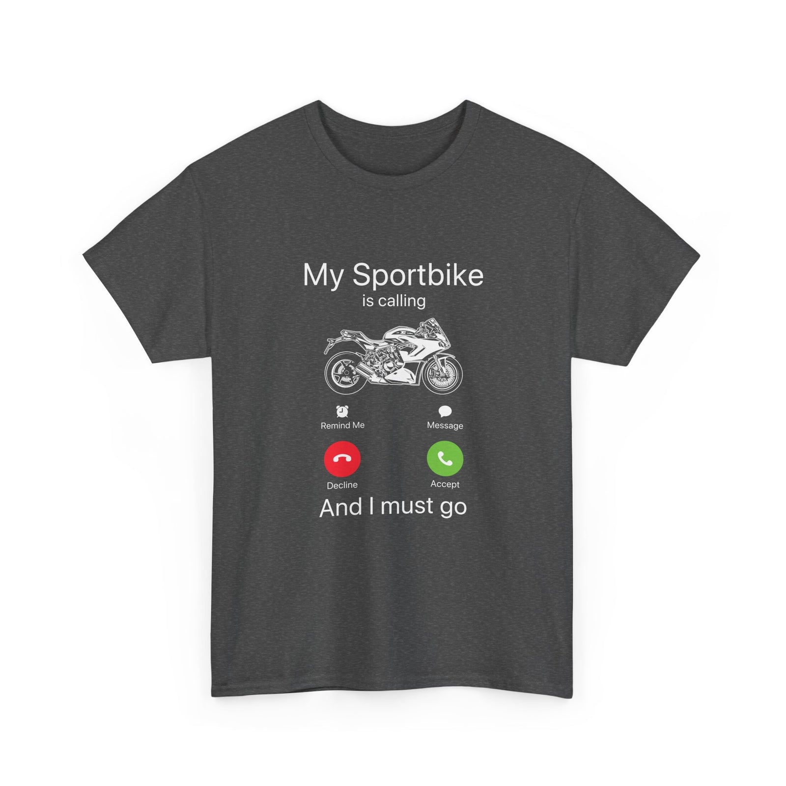My Sportbike is Calling t-shirt - purple biker shirt - sportbike lover gift