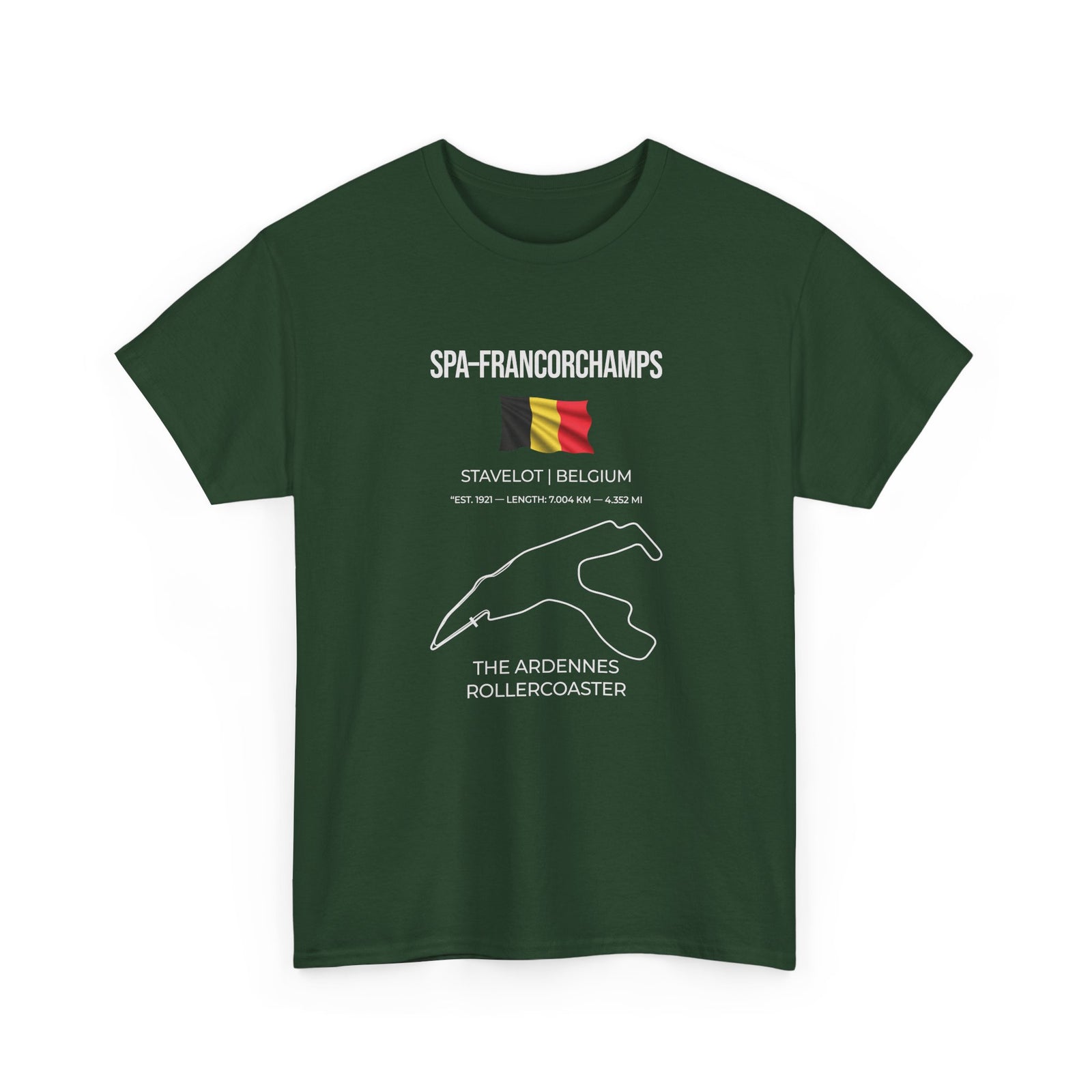 Spa-Francorchamps F1 Racing Track T-Shirt