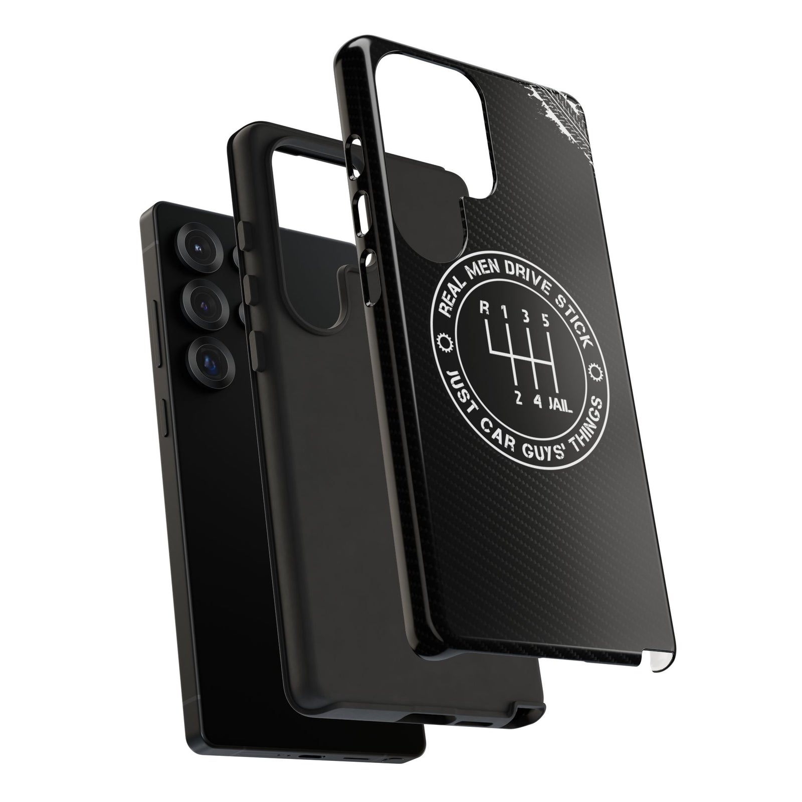 Real Men Drive Stick Manual Transmission Tough Phone Case | Car Guy Gift