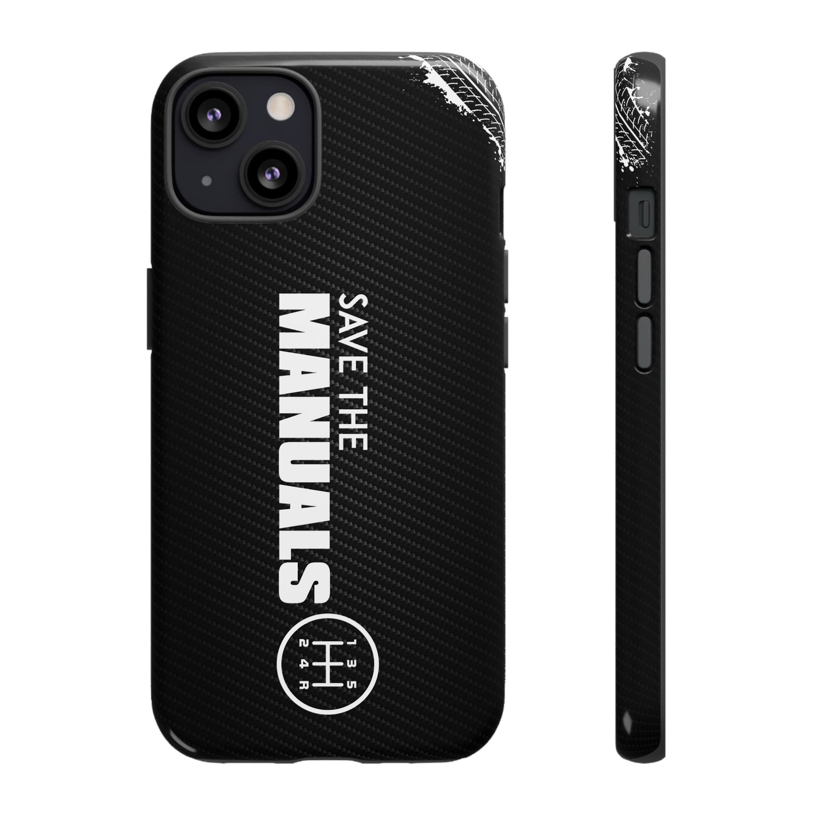 Save The Manuals Tough Phone Case | Manual Transmission Car Guy Gift