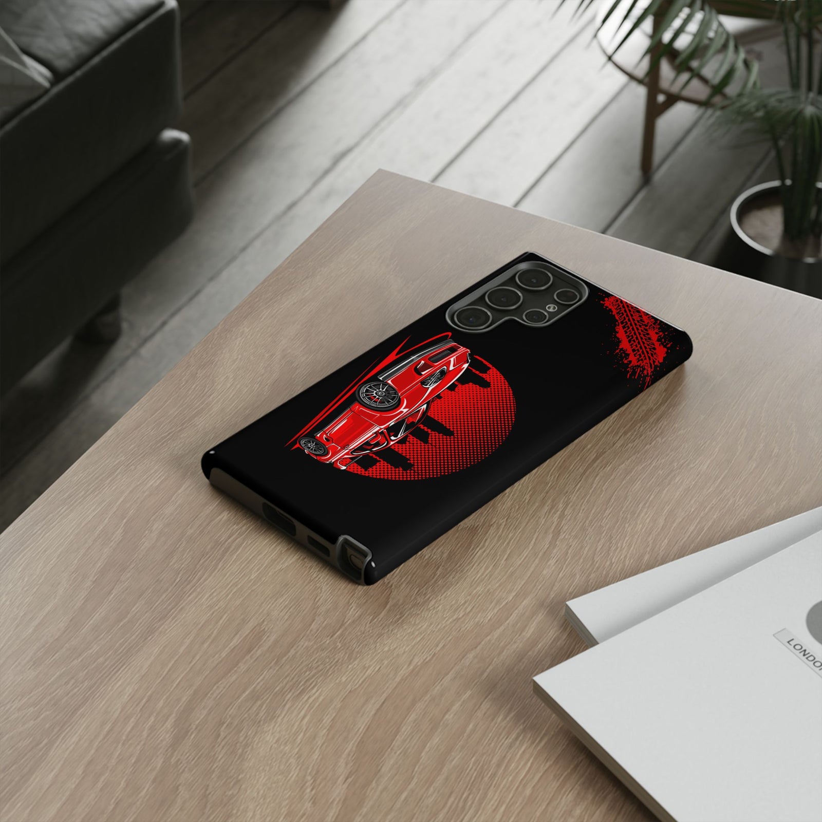 MKIV A80 Supra 2JZ Red City Tough Phone Case | JDM Car Guy Gift