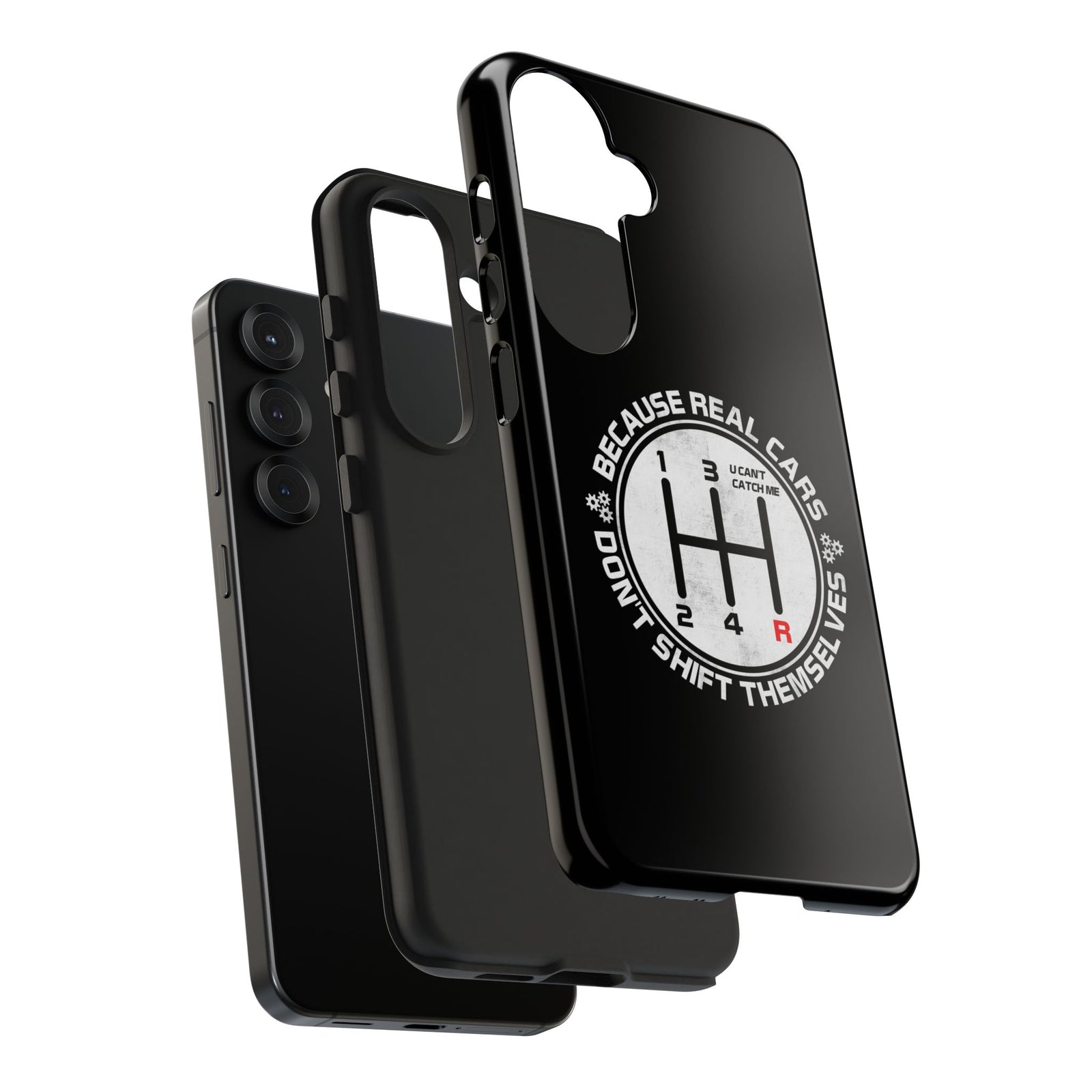 Real Cars Don't Shift Themselves Tough Phone Case | Manual Car Guy Gift