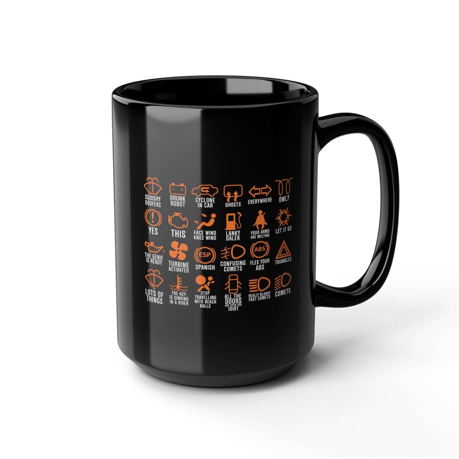 Dashboard Icons Coffee Mug coffee mug - funny car guy gift