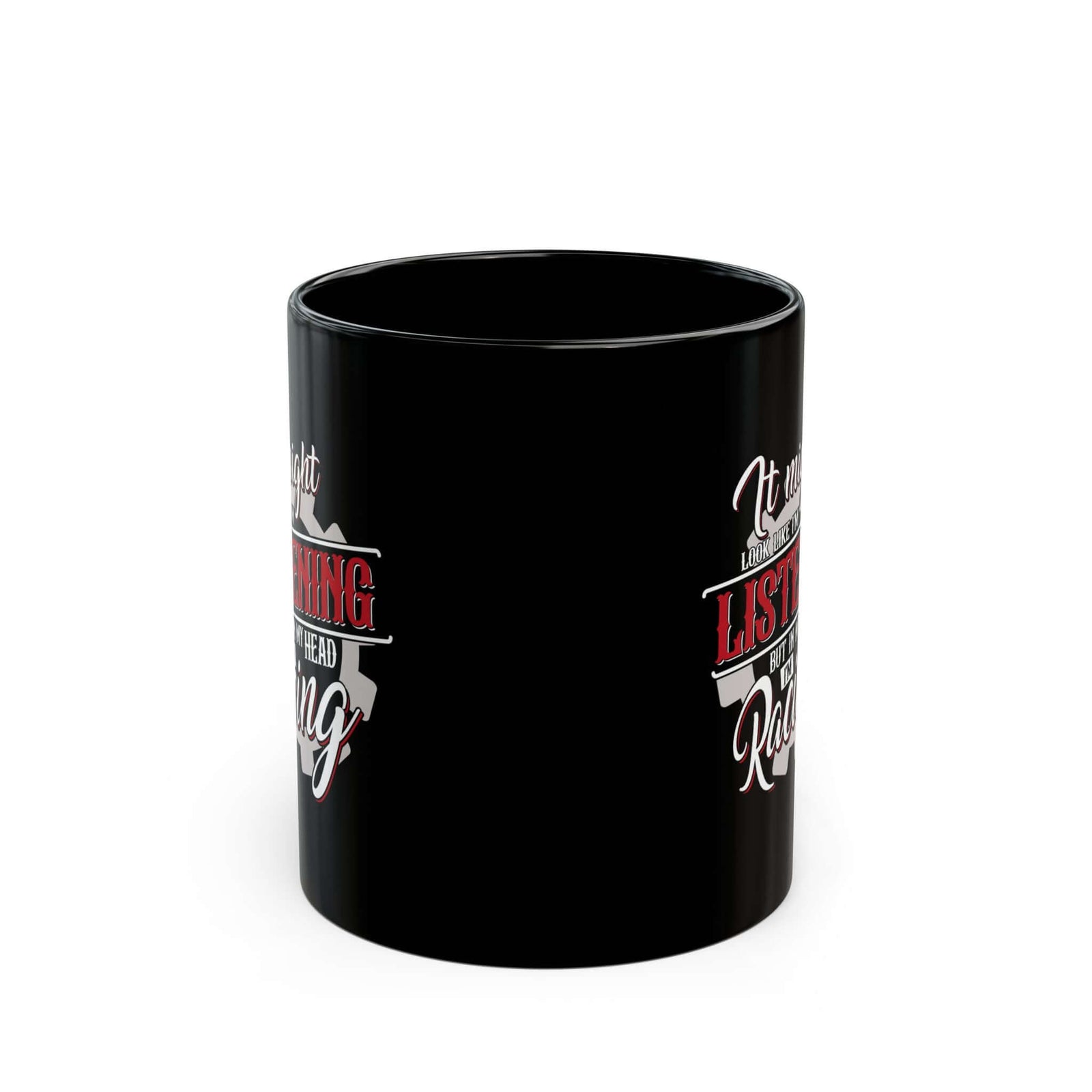 In My Head I'm Racing Coffee Mug mug - car enthusiast gift