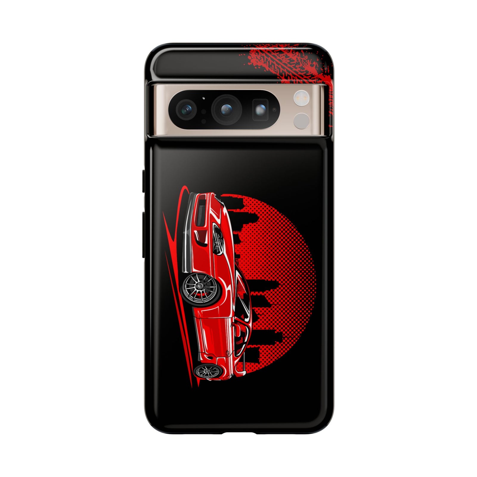MKIV A80 Supra 2JZ Red City Tough Phone Case | JDM Car Guy Gift