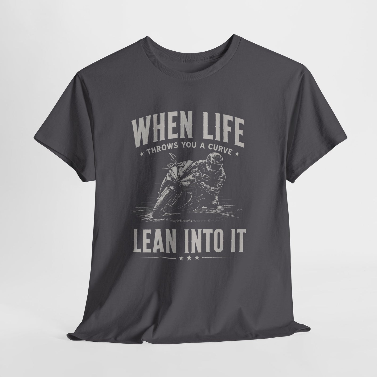 Lean Into It T-Shirt | Funny Sportbike Rider Gift Tee