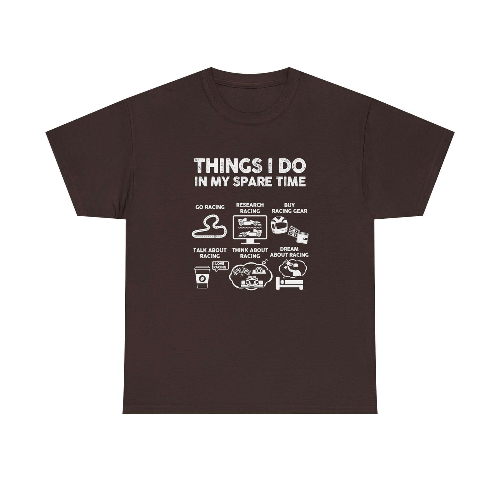 Things I Do in My Spare Time Racing T-Shirt shirt - car guy gift tee