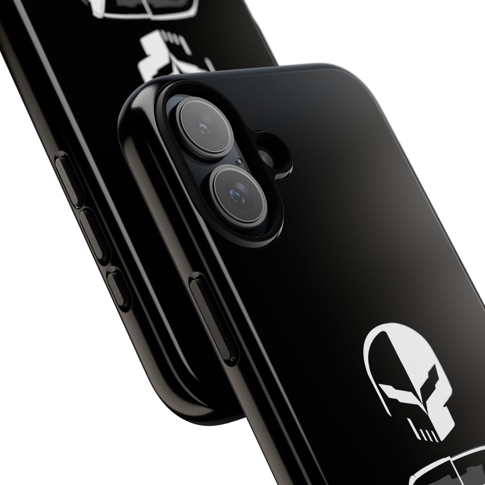 Corvette Punisher Skull Tough Phone Case | Muscle Car Guy Gift