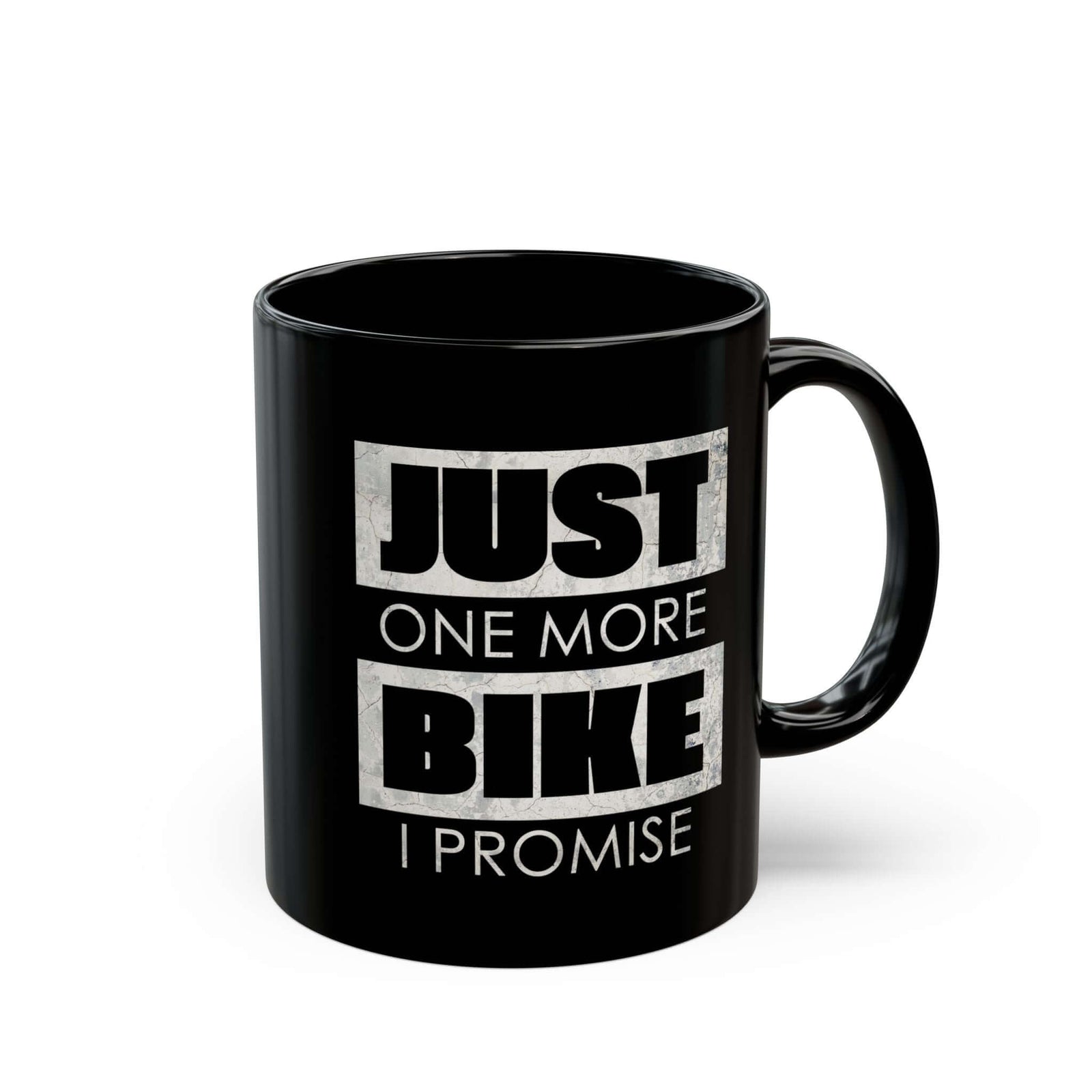 Just One More Bike I Promise Coffee Mug mug detail - funny gift for mechanics