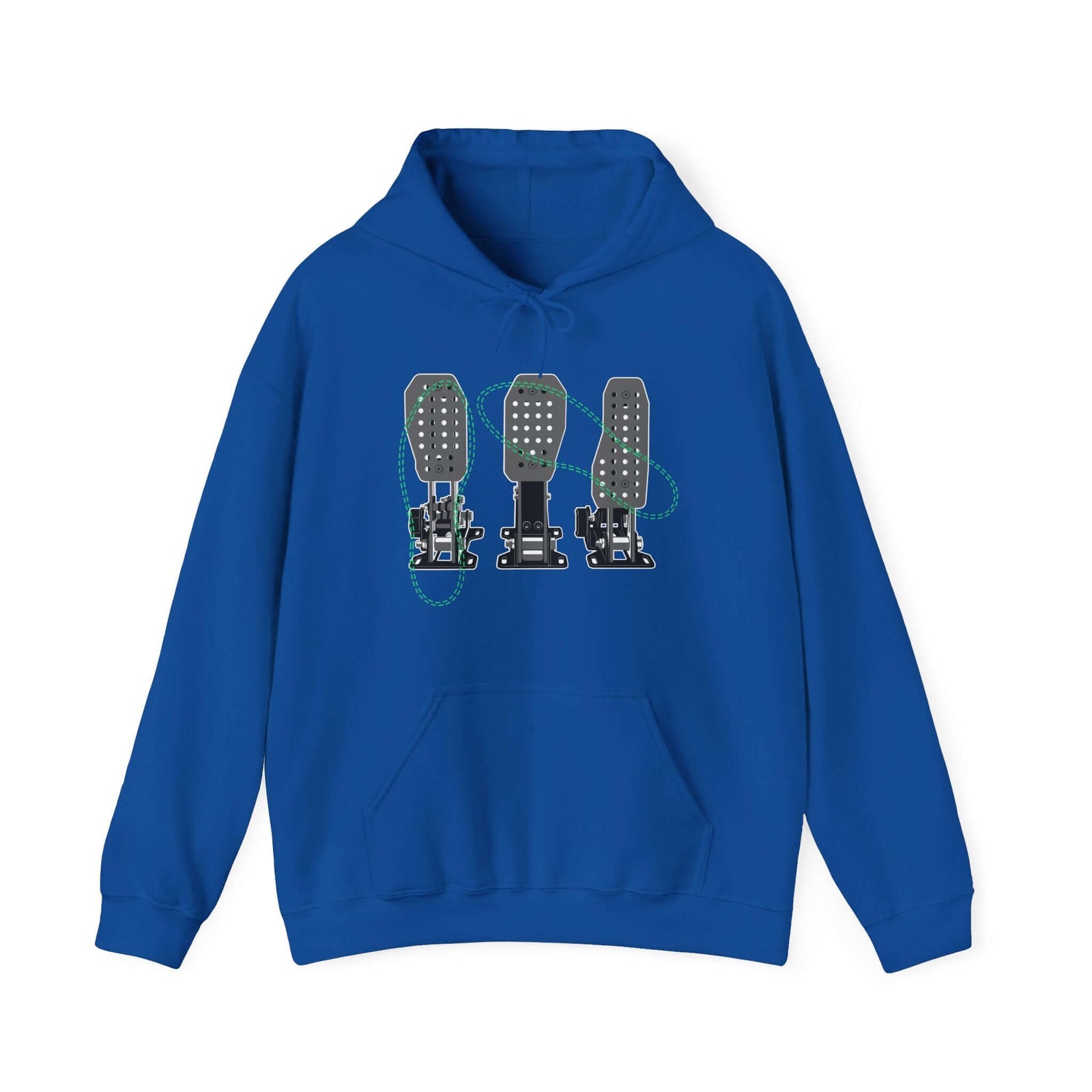 Racing Pedals hoodie - sim racing car enthusiast gift