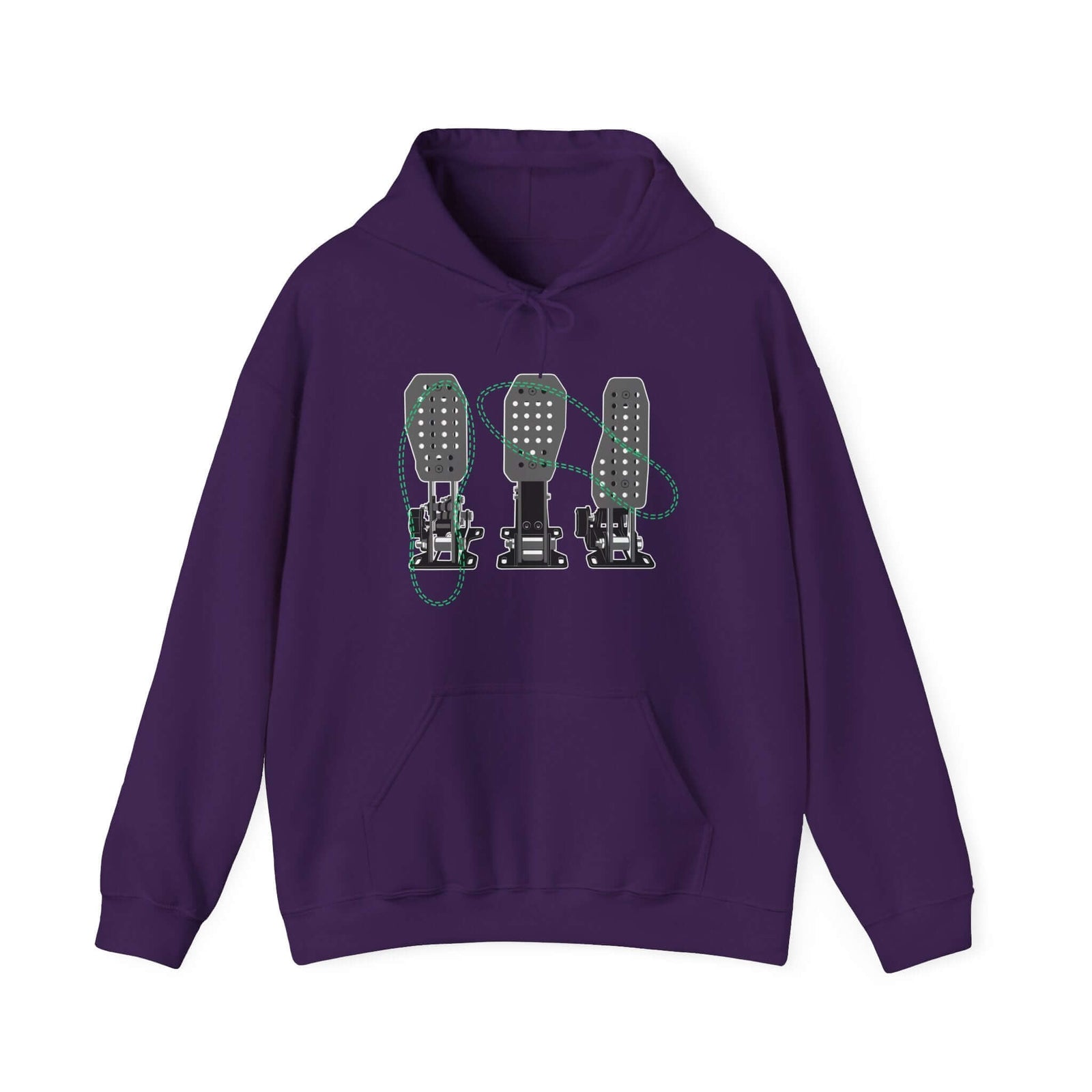 Racing Pedals hoodie - sim racing car enthusiast gift
