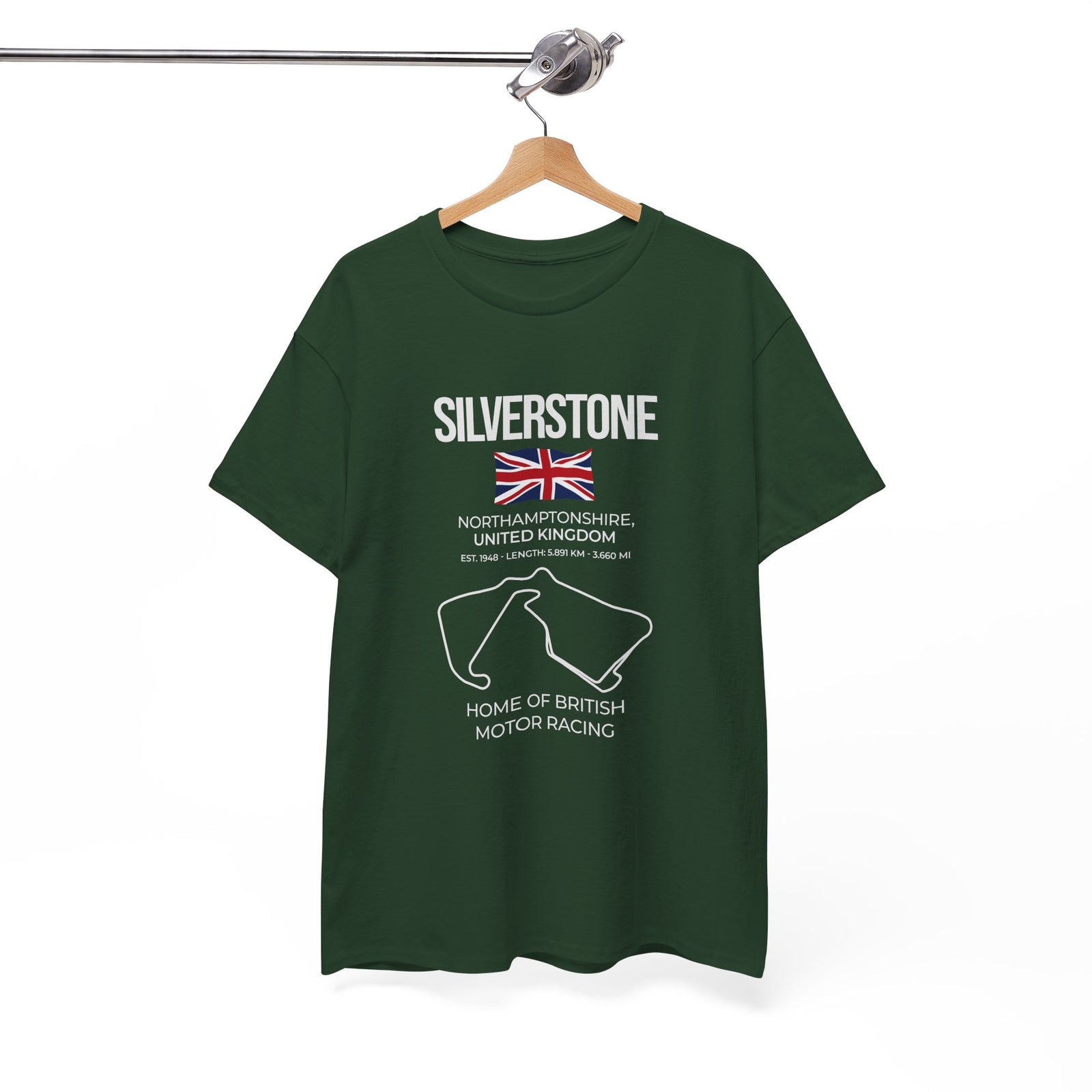 Silverstone Race Track T-Shirt | British Grand Prix Circuit Motorsport Tee