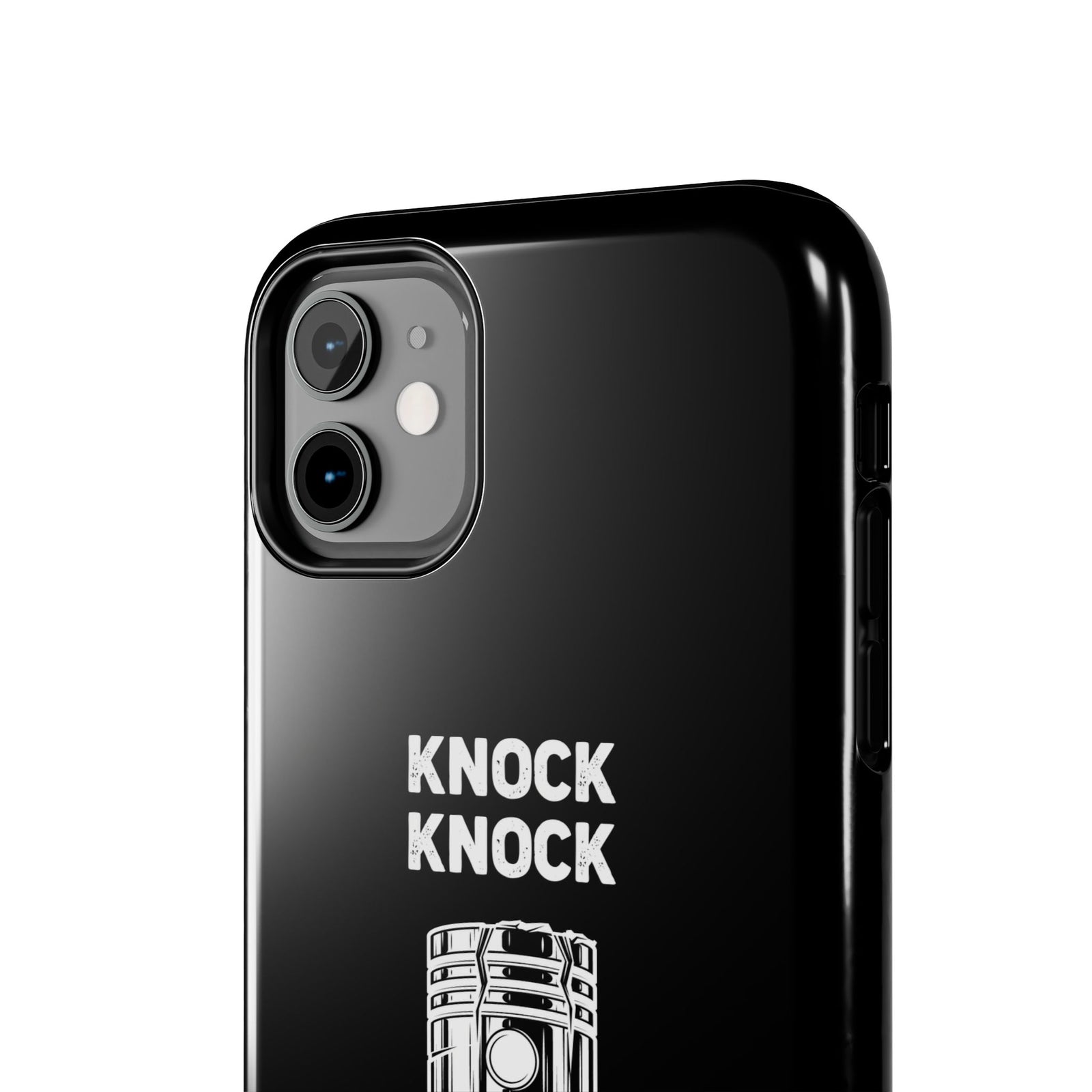 Knock Knock Broken Piston Phone Case | Funny Mechanic Car Guy Gift