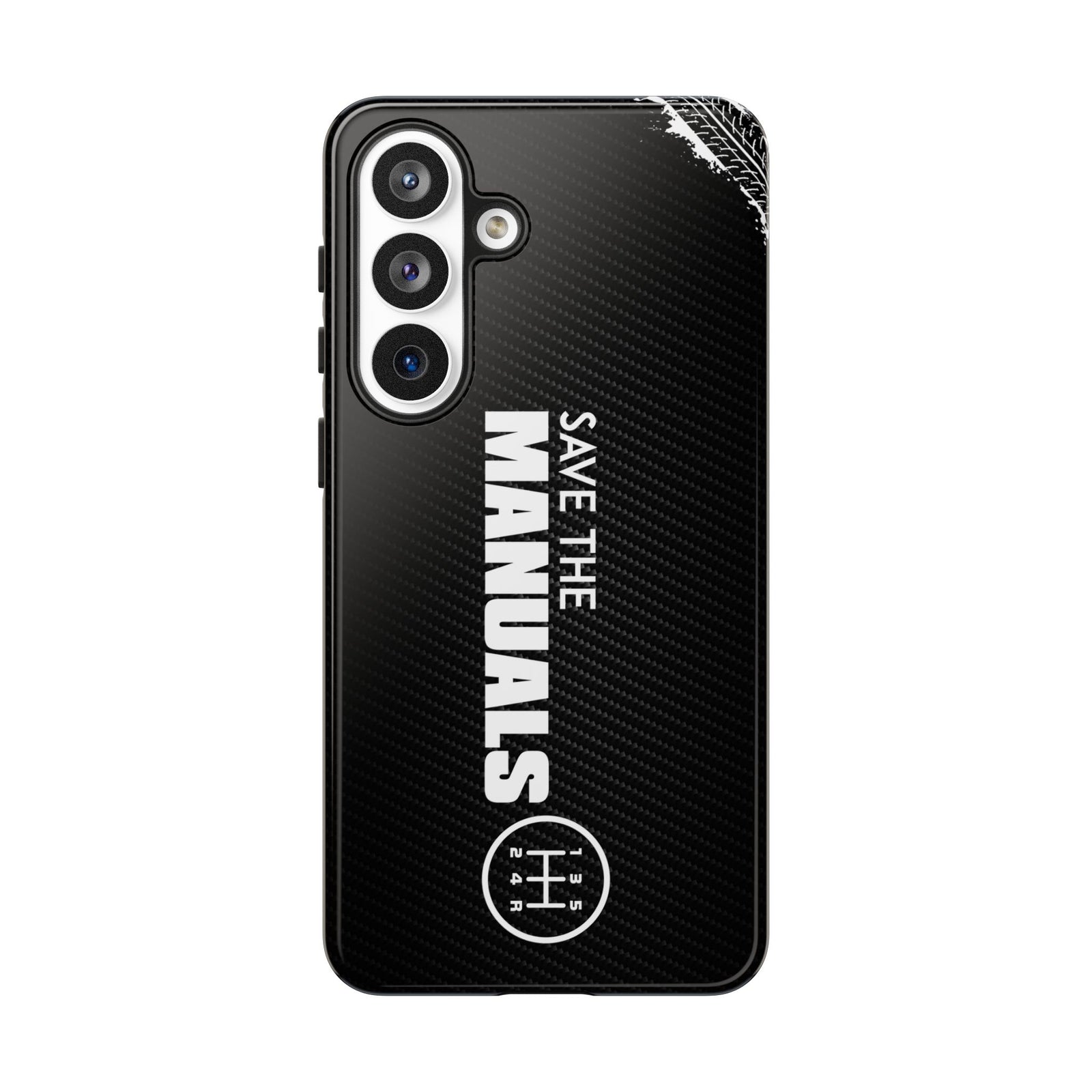 Save The Manuals Tough Phone Case | Manual Transmission Car Guy Gift