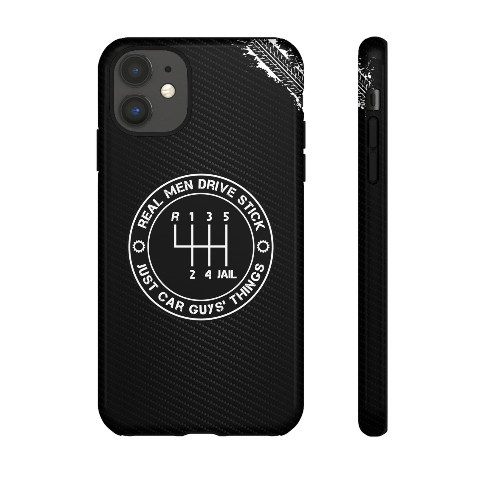 Real Men Drive Stick Manual Transmission Tough Phone Case | Car Guy Gift