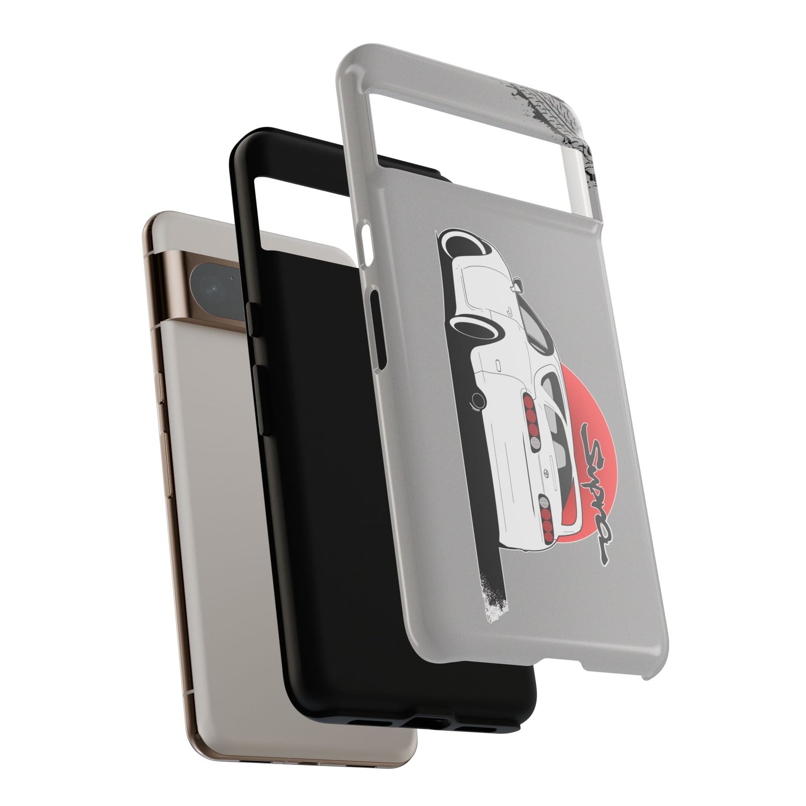 MKIV A80 Supra 2JZ Beast Tough Phone Case - Google Pixel 8 Pro, glossy, dual-layer protection