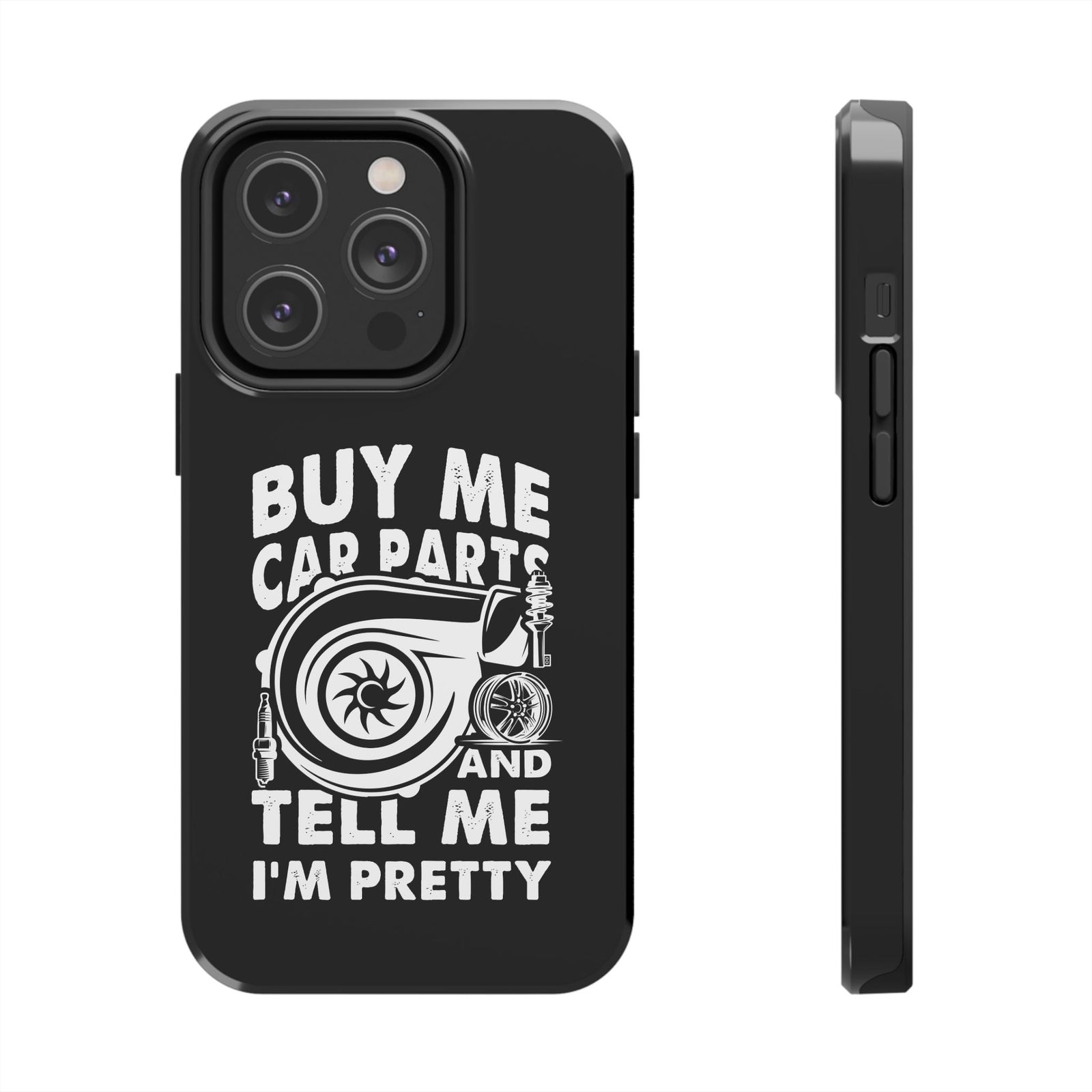 Buy Me Car Parts Phone Case shirt detail - petrolhead gift tee