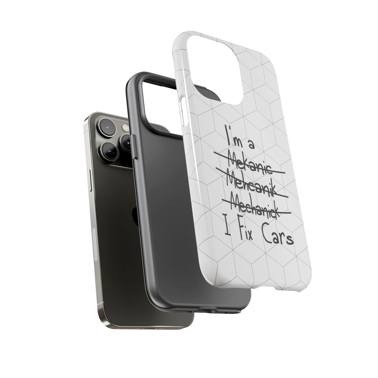 Mechanic I Fix Cars Funny Tough Phone Case | Car Guy Gift