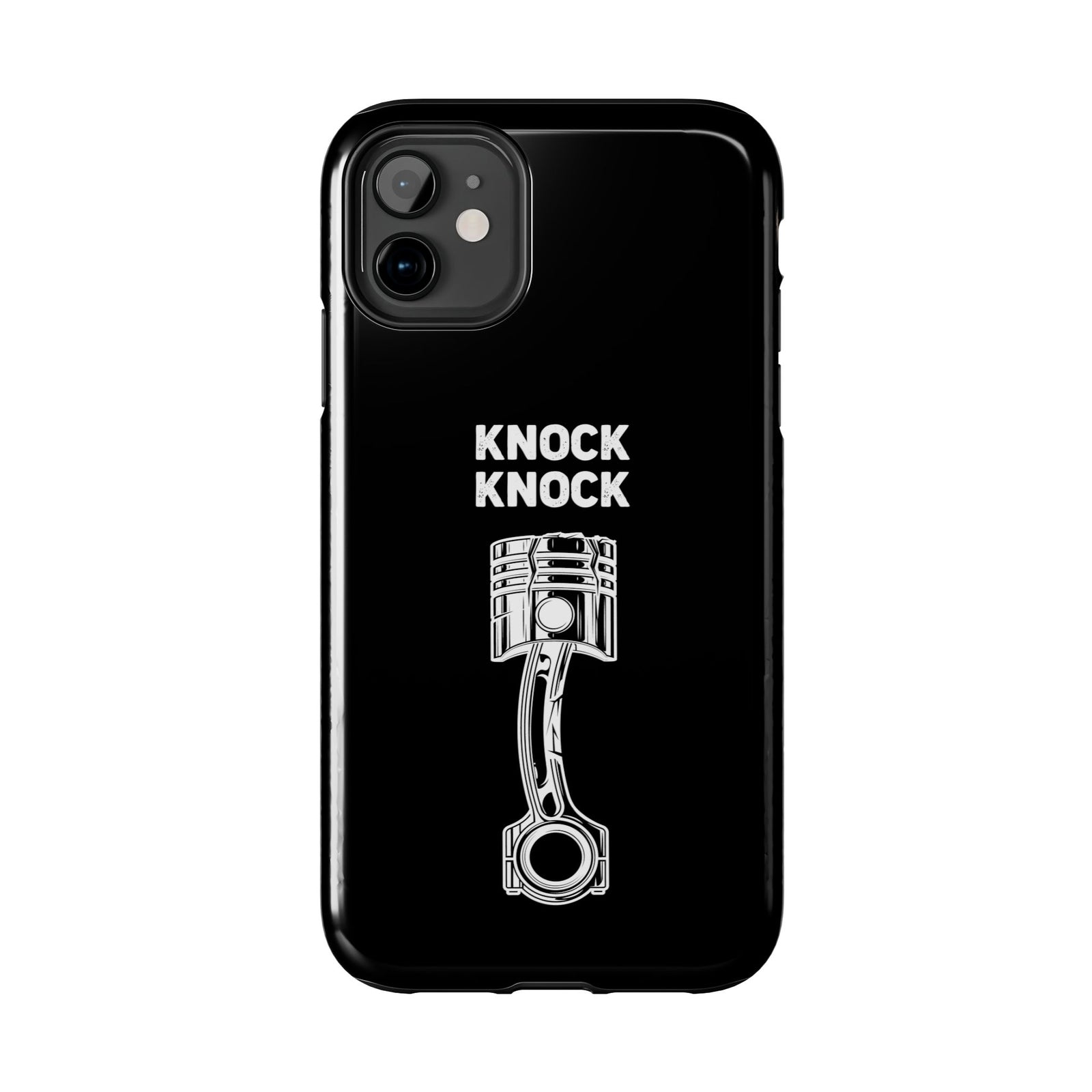Knock Knock Broken Piston Phone Case | Funny Mechanic Car Guy Gift