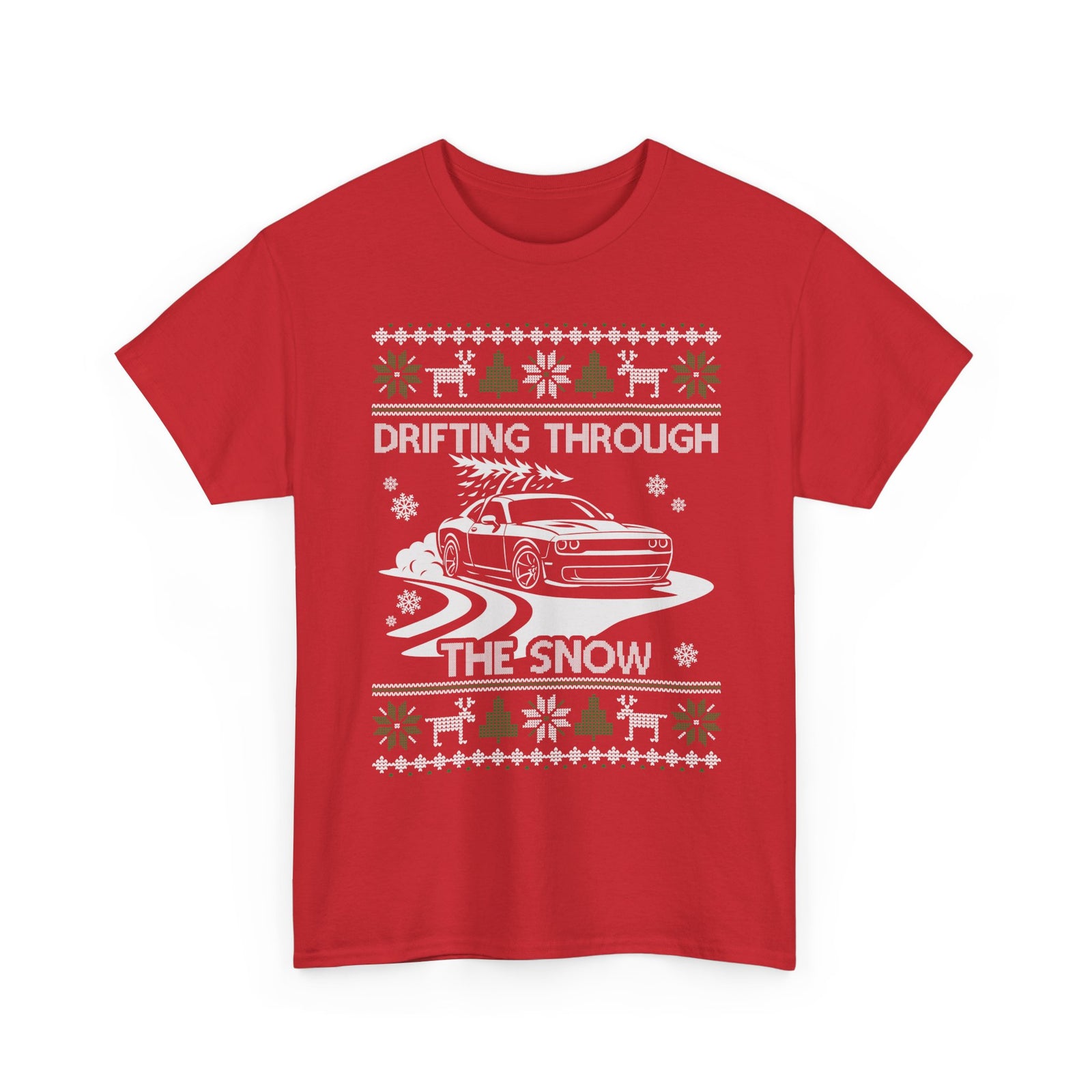 Custom Ugly Christmas Car T-Shirt