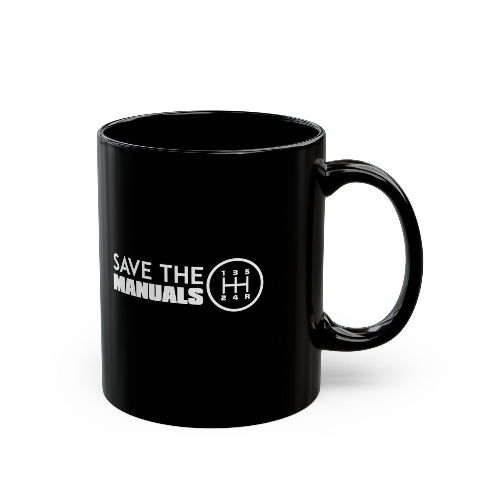 Save The Manuals Car Mug ceramic coffee mug - gift for car fans