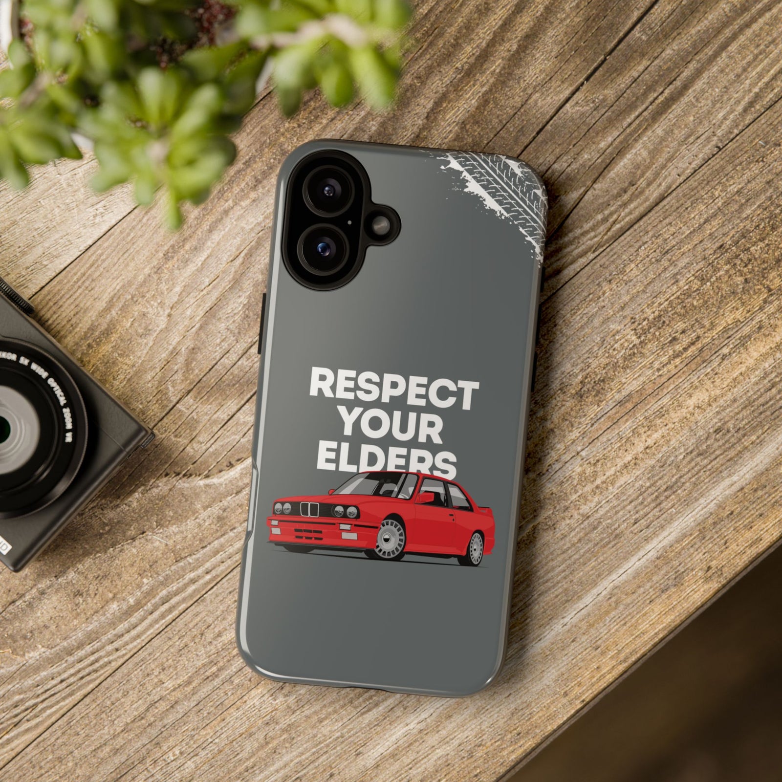 E30 M3 Respect Your Elders Tough Phone Case | Classic Car Guy Gift