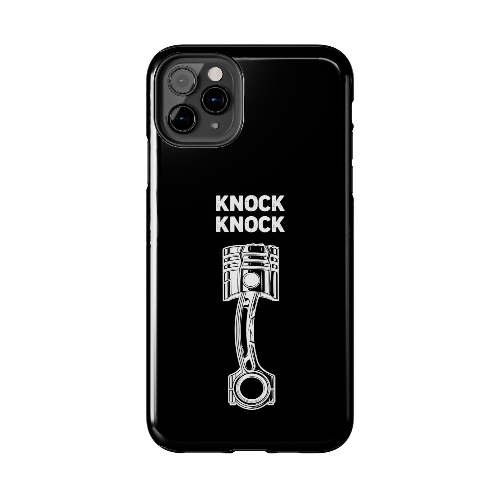 Knock Knock Broken Piston Phone Case | Funny Mechanic Car Guy Gift