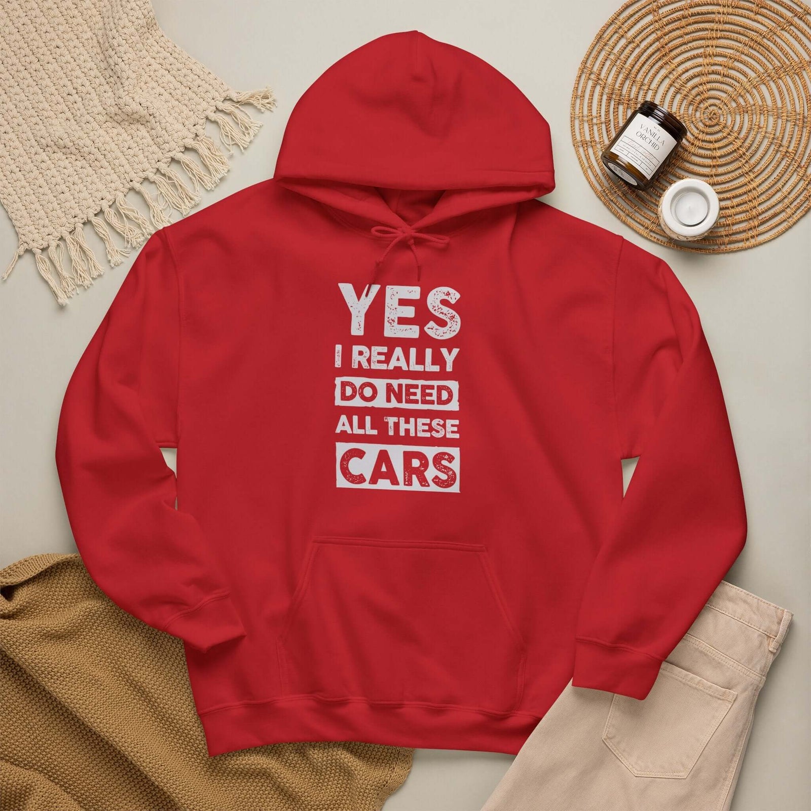 Yes I Really Do Need All These Cars Hoodie - funny car guy gift pullover