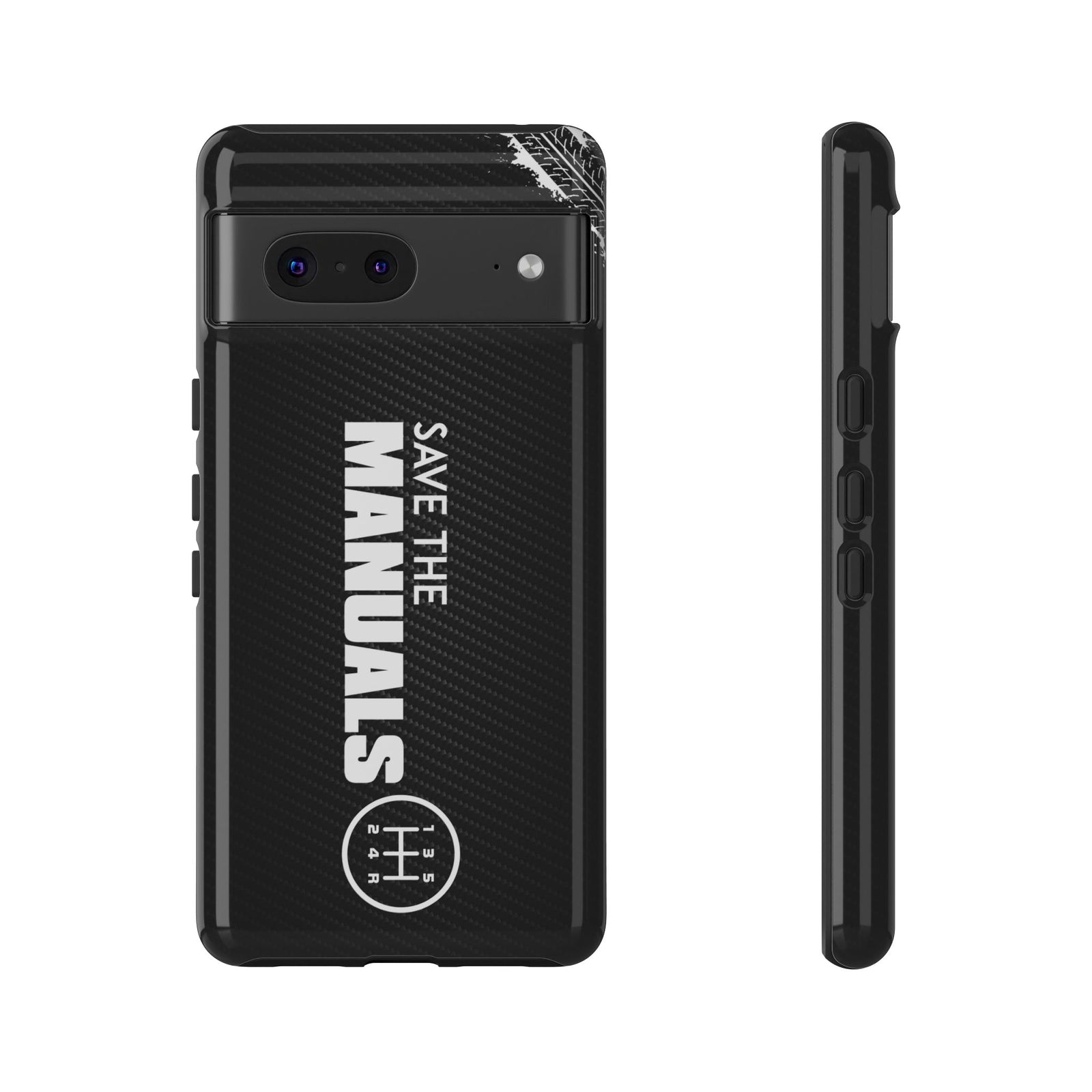 Save The Manuals Tough Phone Case | Manual Transmission Car Guy Gift