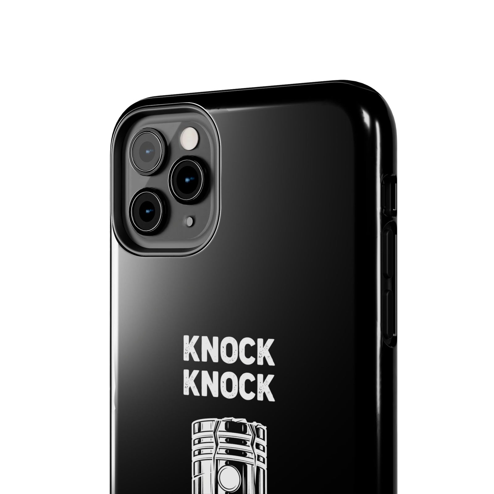 Knock Knock Broken Piston Phone Case | Funny Mechanic Car Guy Gift