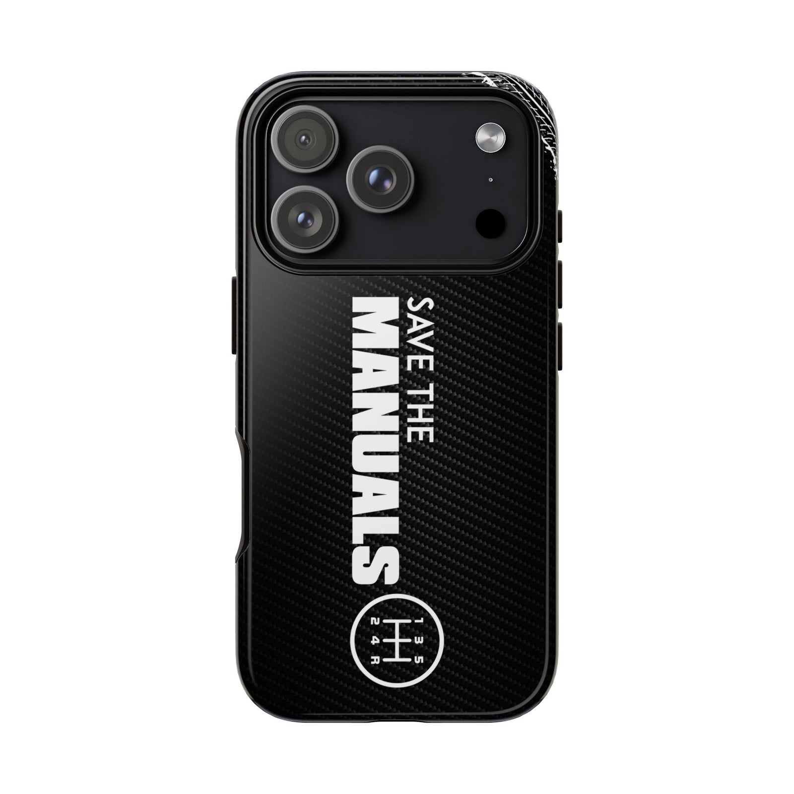Save The Manuals Tough Phone Case | Manual Transmission Car Guy Gift