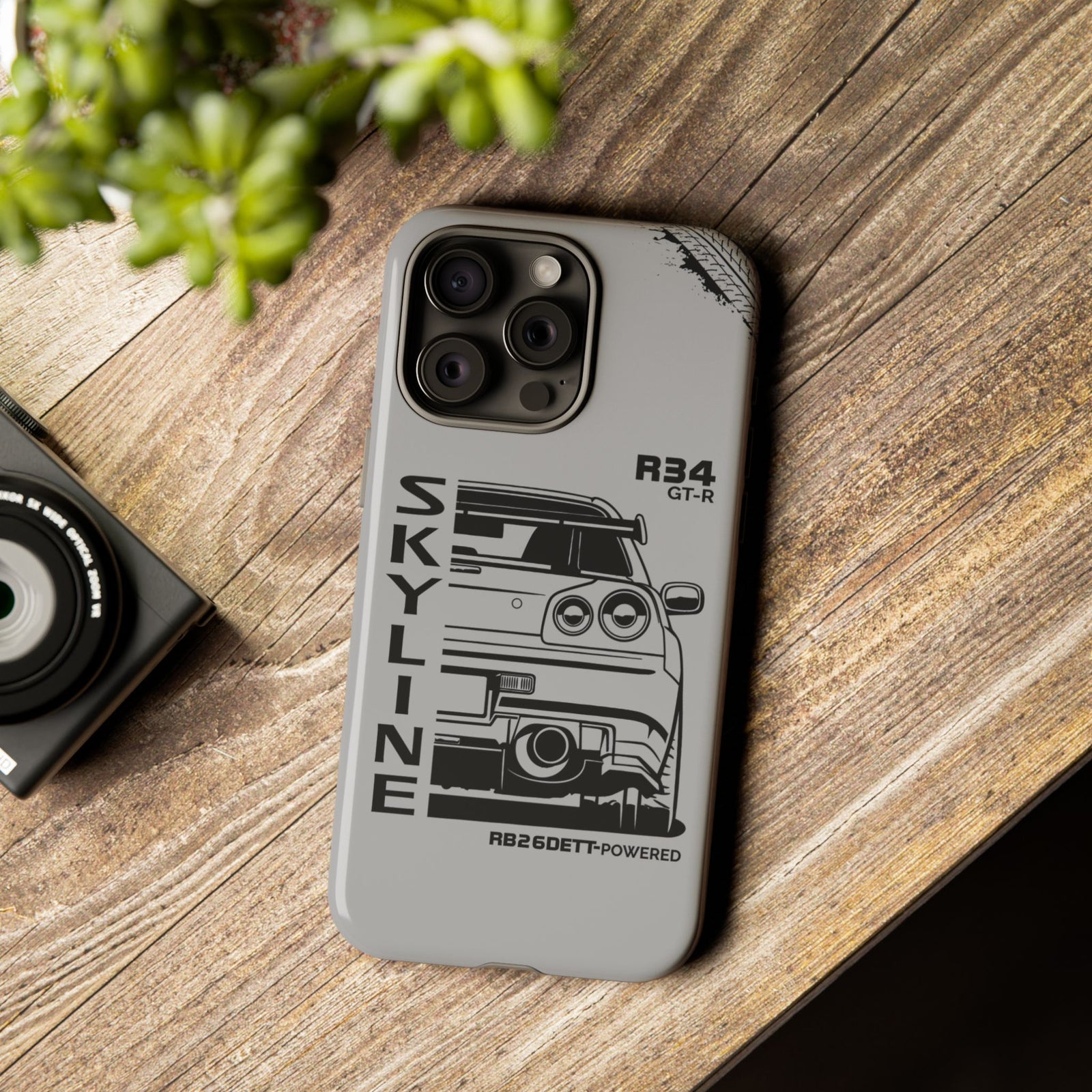 R34 Skyline GTR BNR34 Godzilla Tough Phone Case | JDM Car Gift