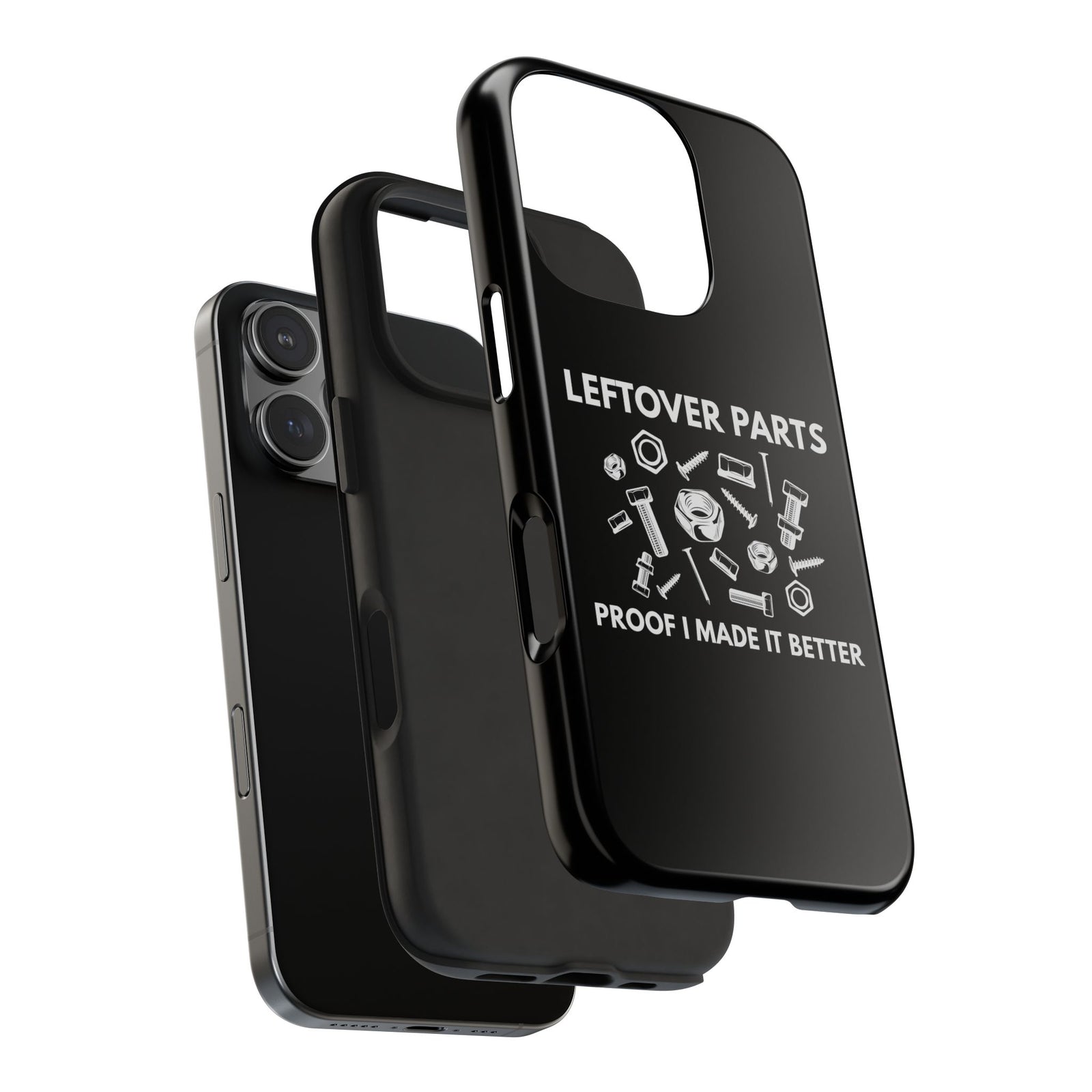 Leftover Parts Phone Case | Funny Mechanic & Handyman Dad Gift