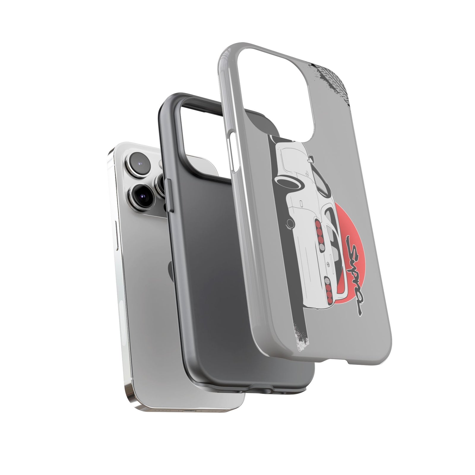 MKIV A80 Supra 2JZ Beast Tough Phone Case - iPhone 14 Pro, glossy, dual-layer protection