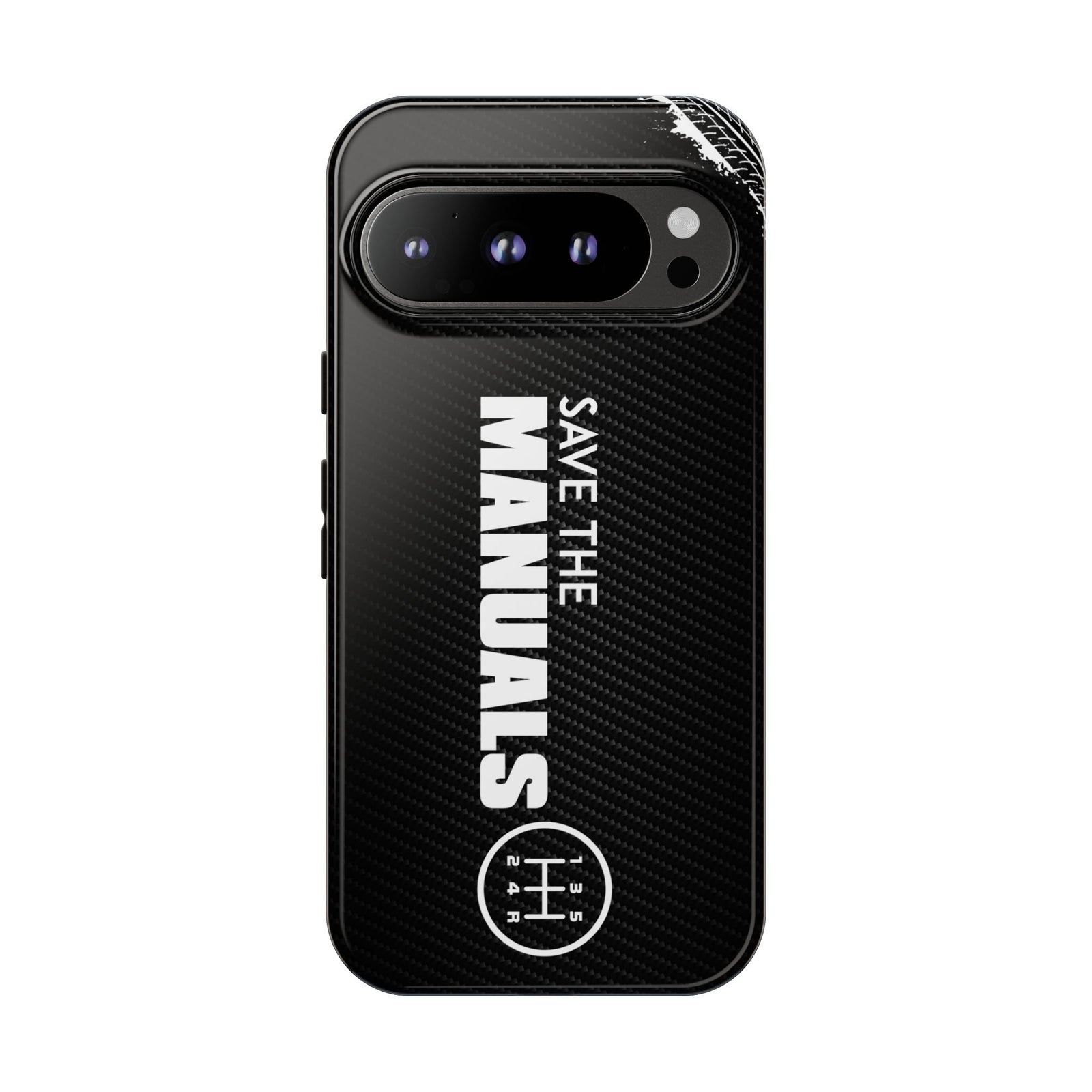 Save The Manuals Tough Phone Case | Manual Transmission Car Guy Gift
