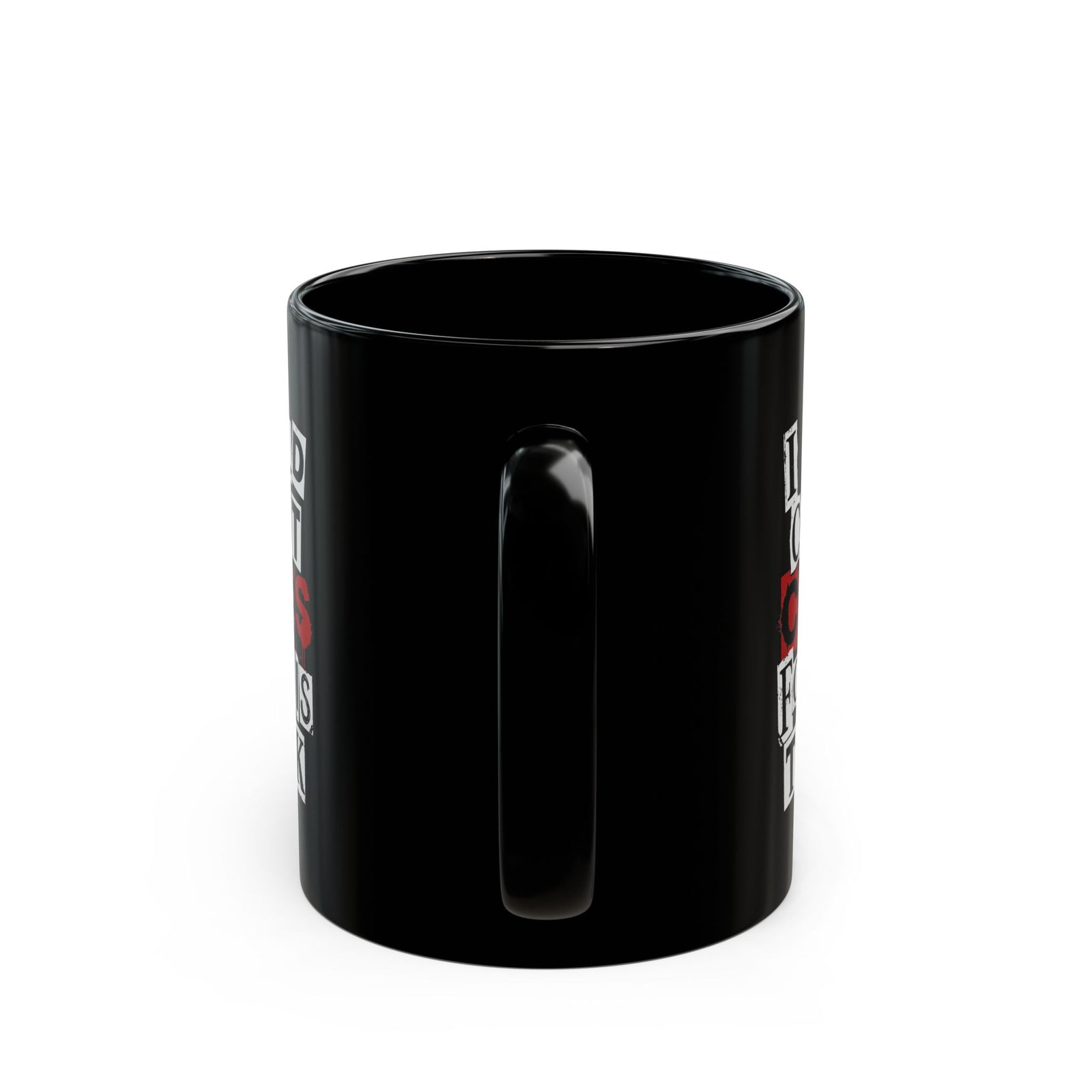 I Would Commit Crimes for This Truck Mug - 11oz black coffee mug, handle facing front