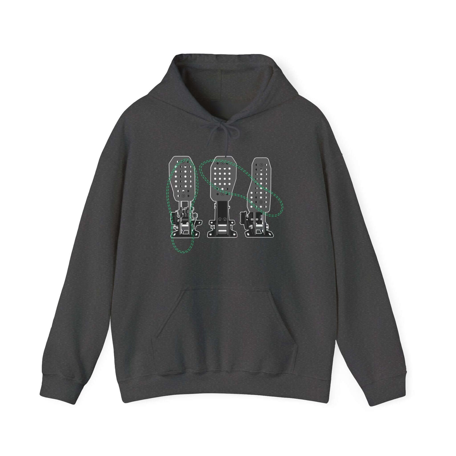 Racing Pedals hoodie - sim racing car enthusiast gift