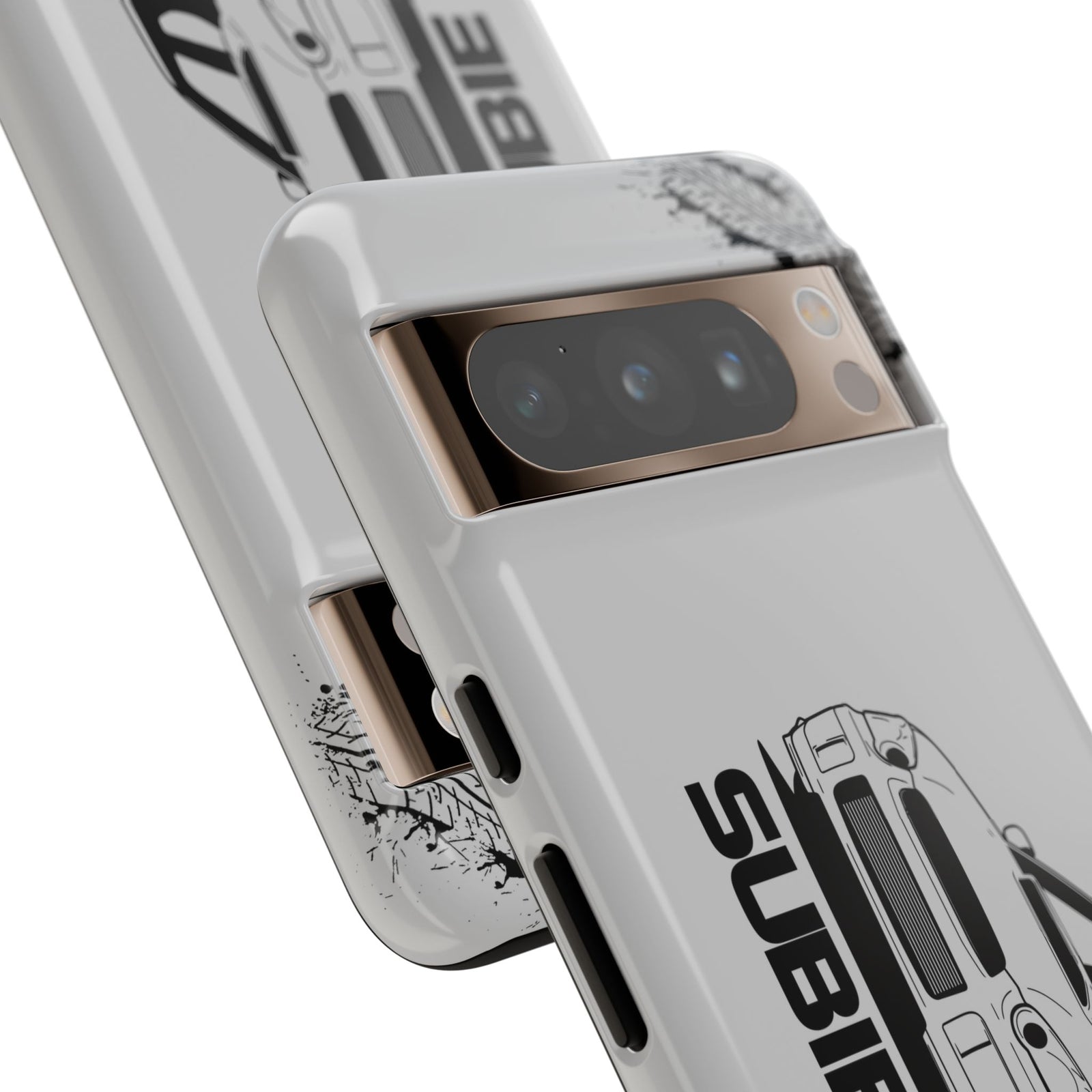 JDM Gang Tough Phone Case - Google Pixel 8 Pro, glossy, camera cutout close-up