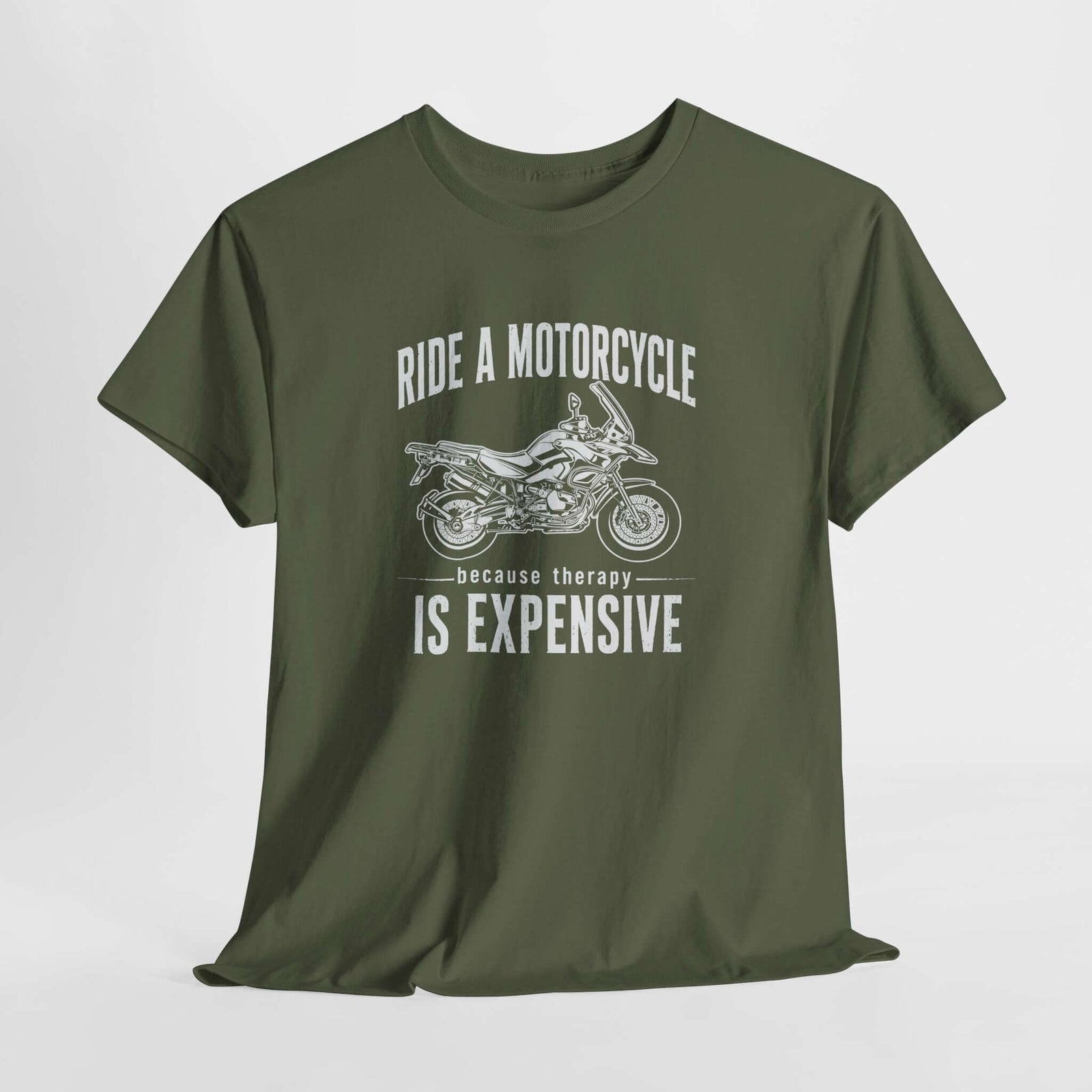 Adventure motorcycle t-shirt color options