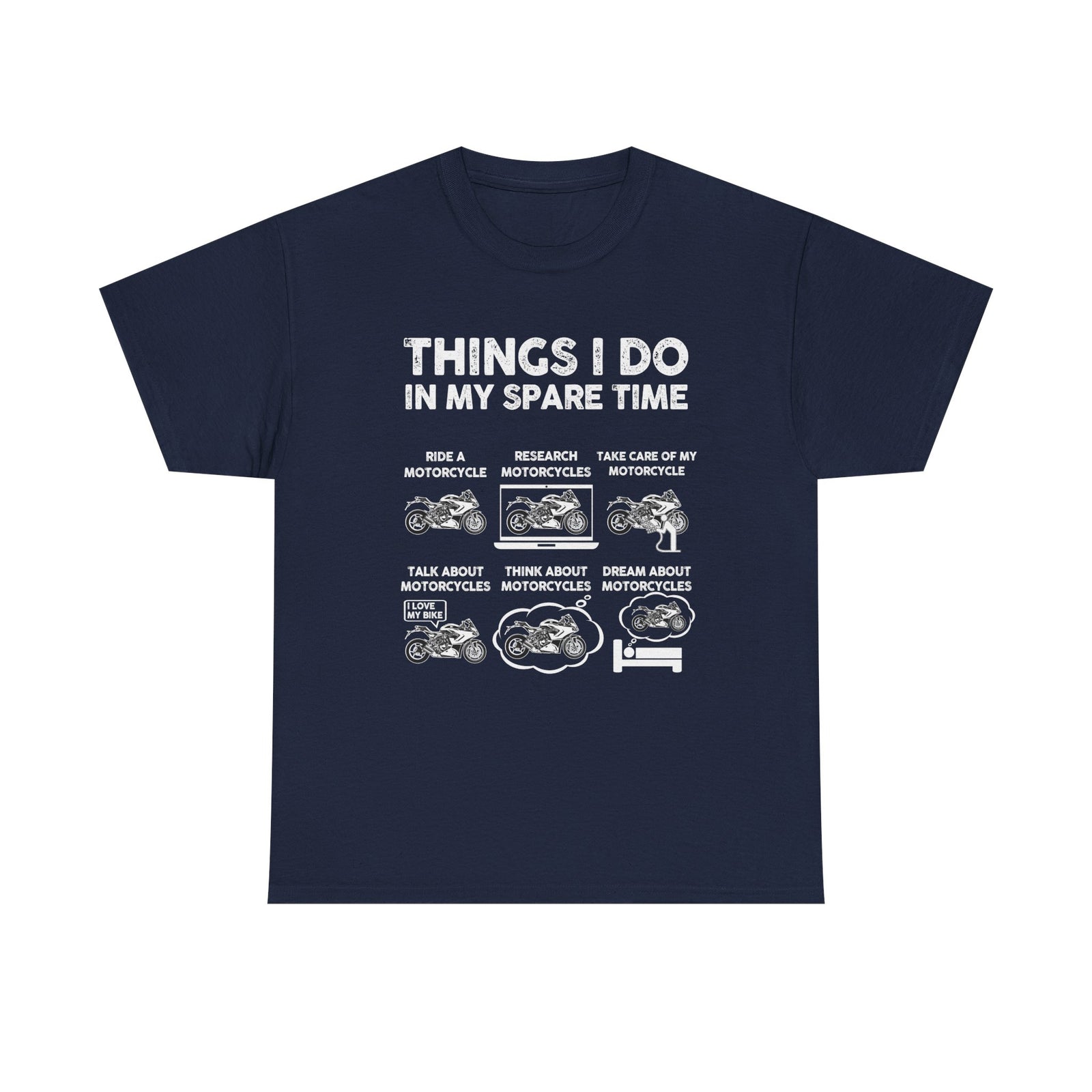Motorcycle Things I Do - White