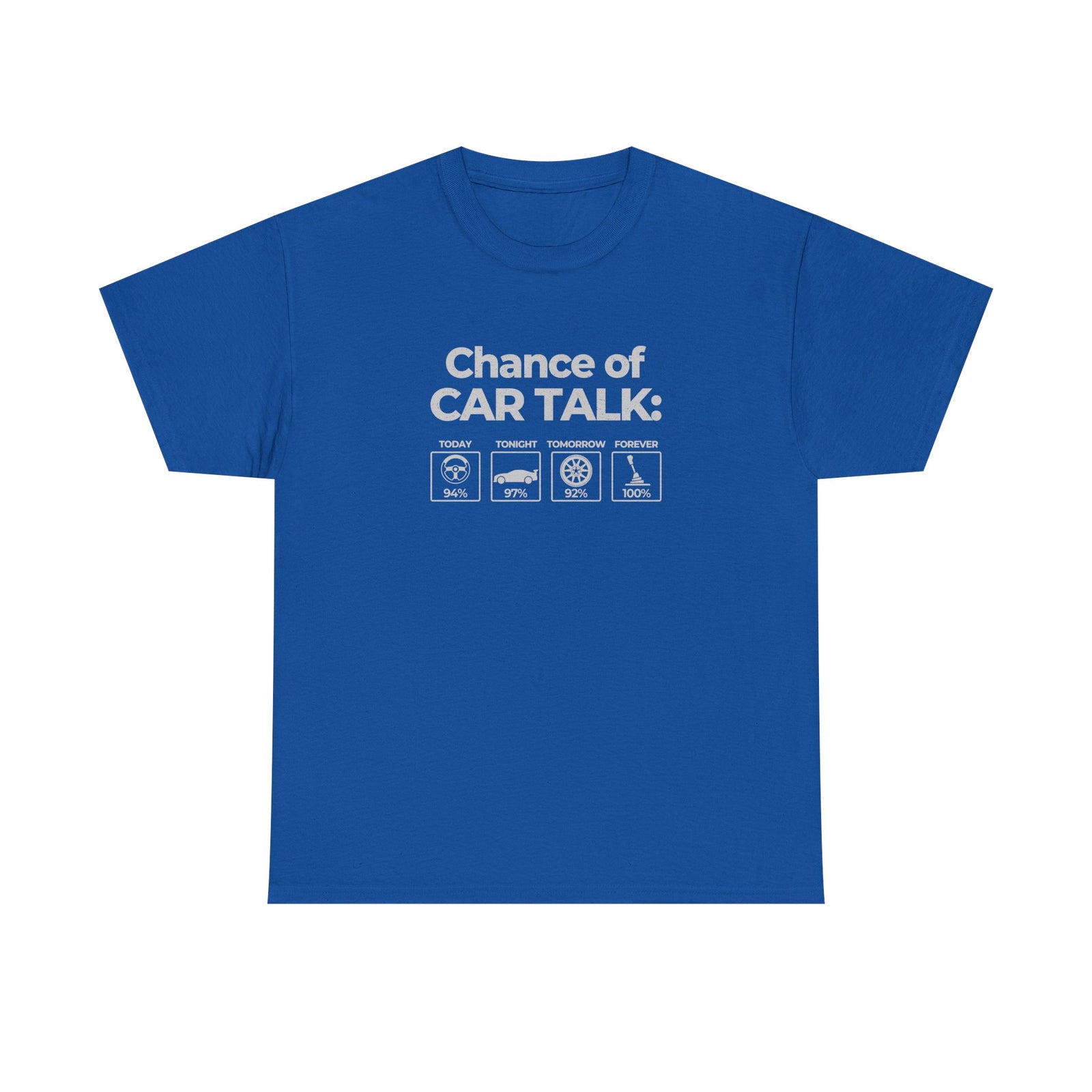 100% Chance of Car Talk T-Shirt - Black
